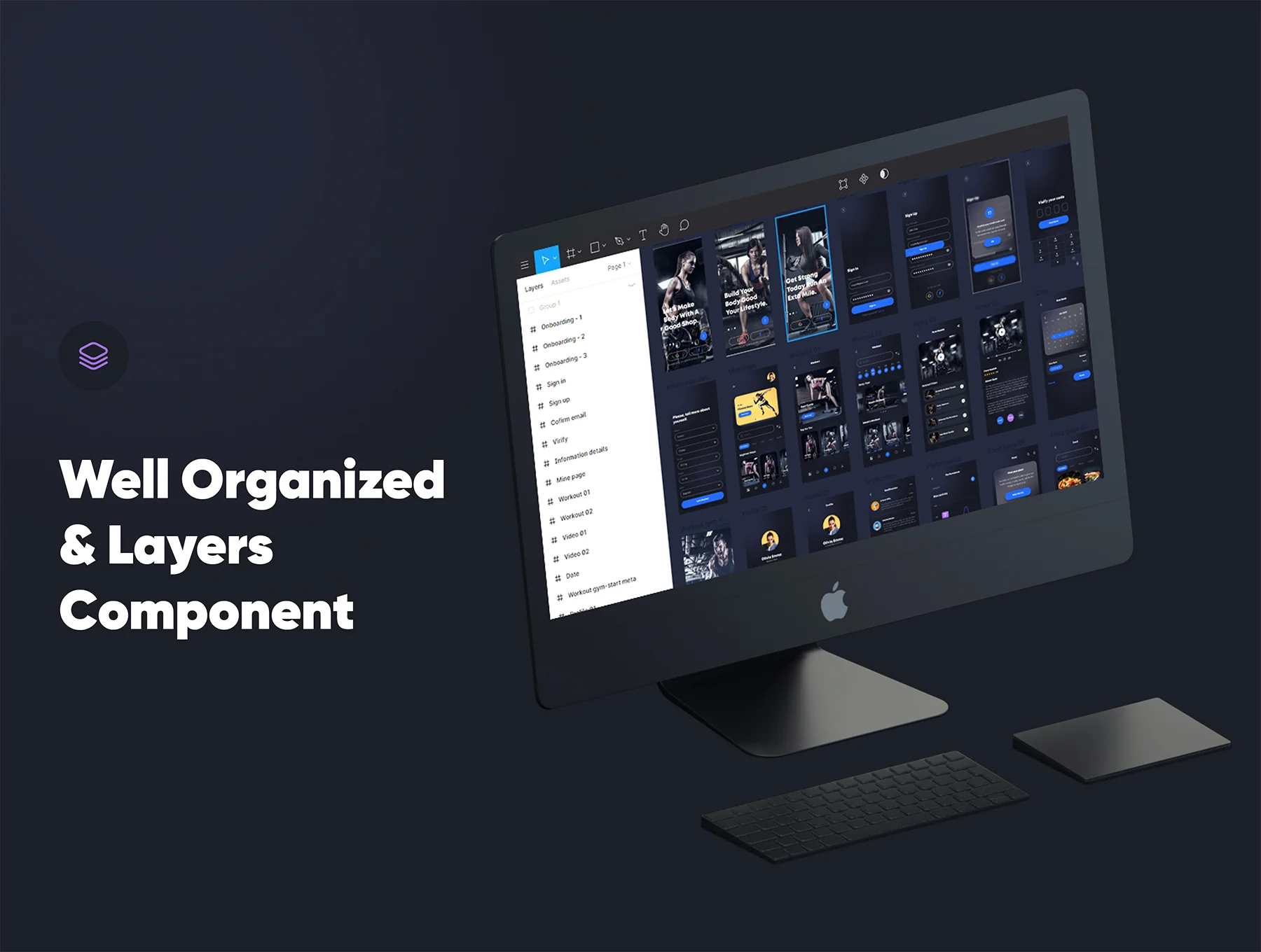 Gym & Fitness App iOS UI Kit 4