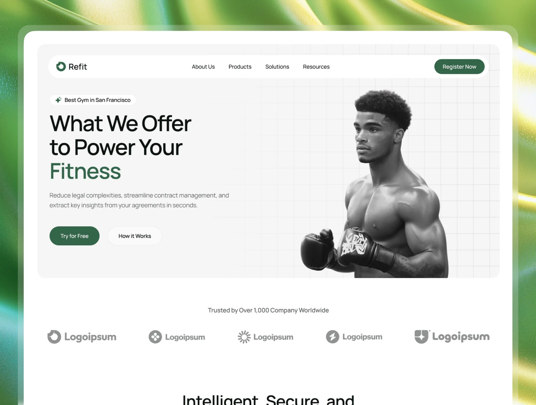 Gymre - Health, Gym & Fitness Template 2