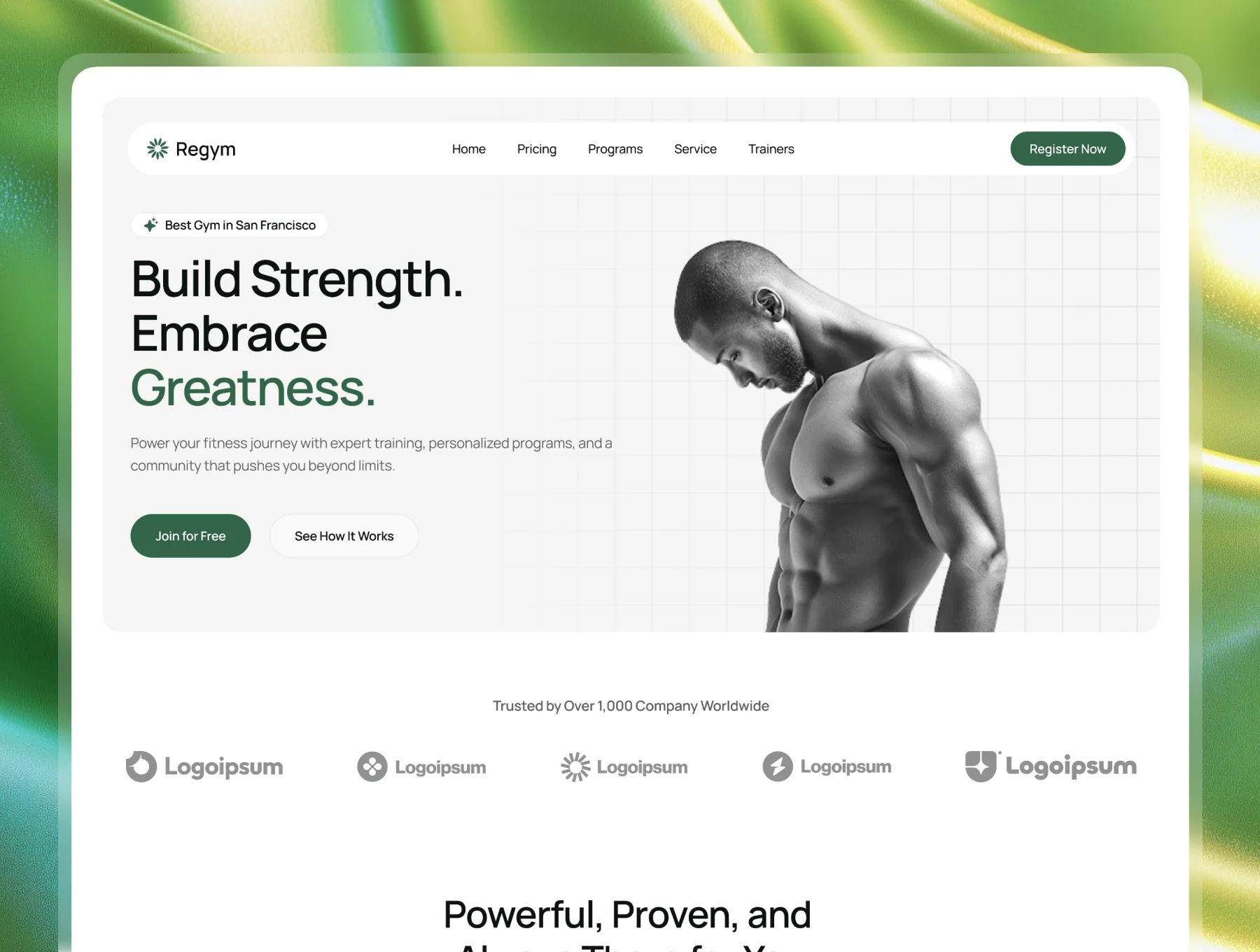 Gymre - Health, Gym & Fitness Template 4