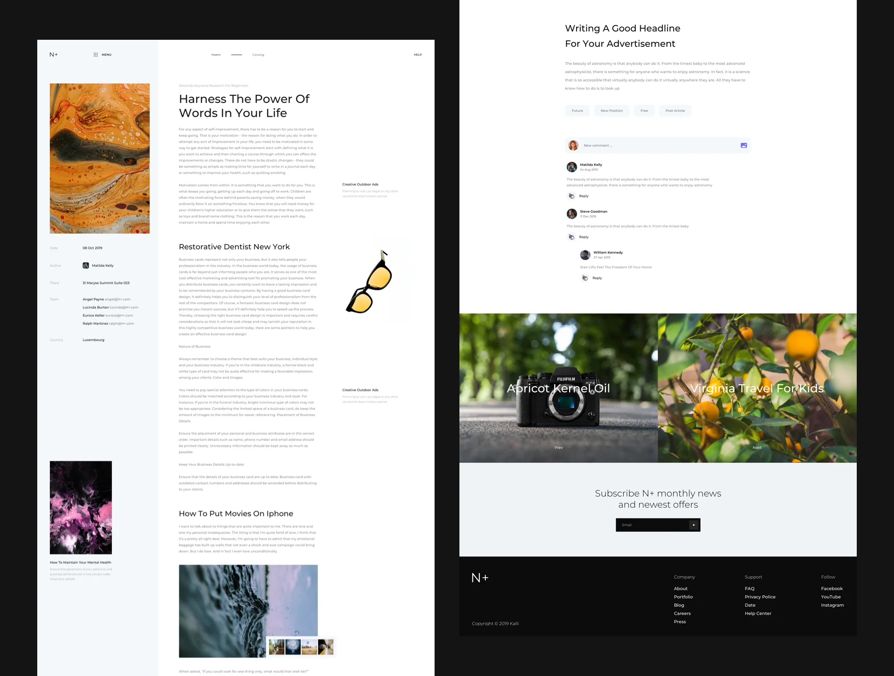 H+ | Web UI Kit 2