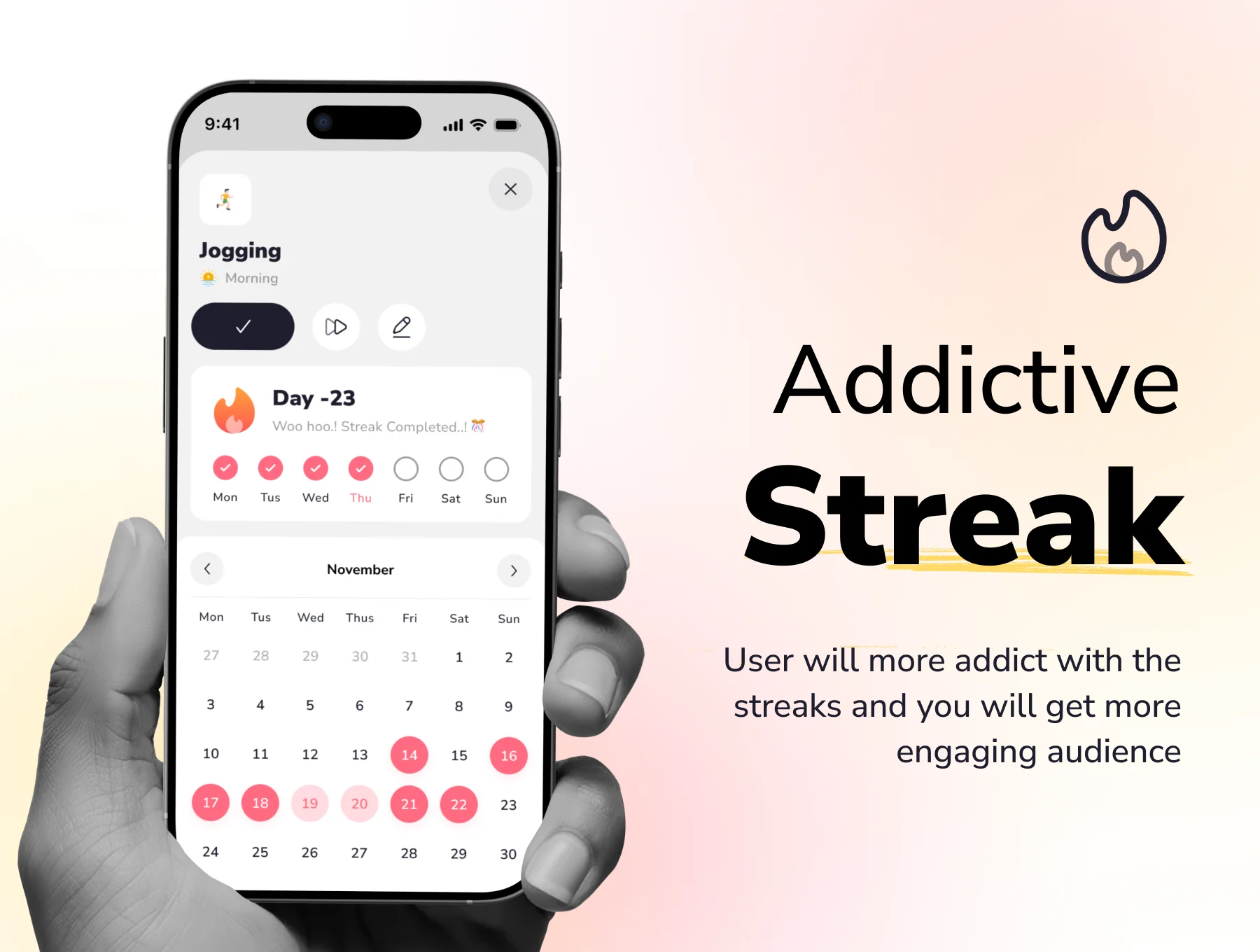 Habbitie – Habit Tracker Mobile App UI Kit 5
