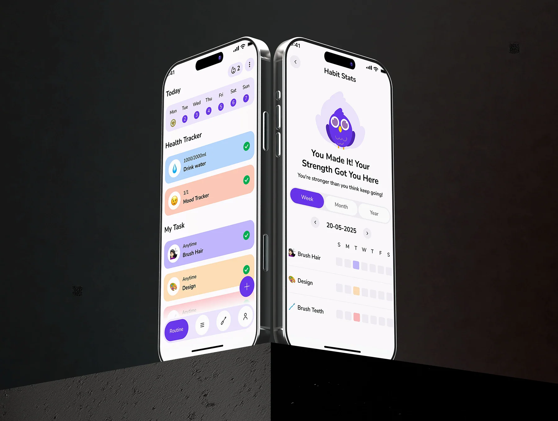 Habit Minder App UI Kit 8