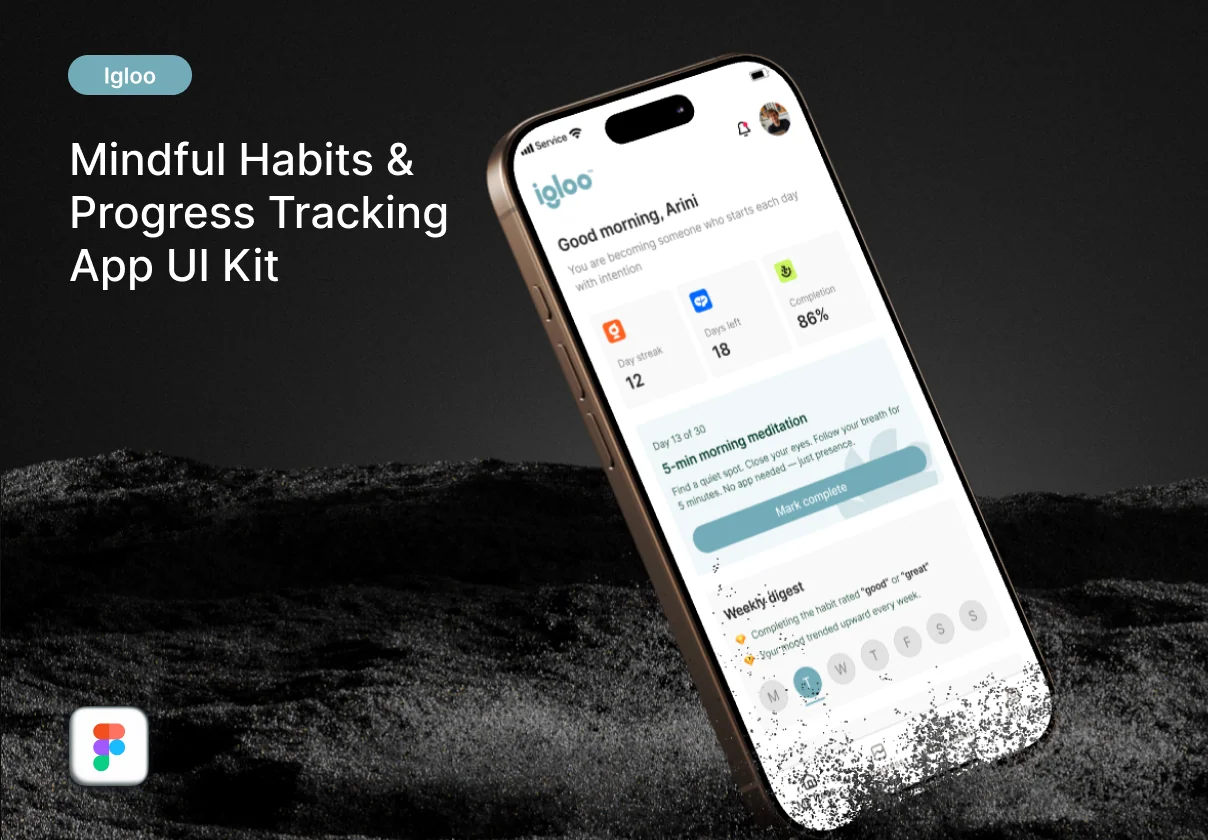 Habit Tracker & Personal Growth Mobile UI Kit