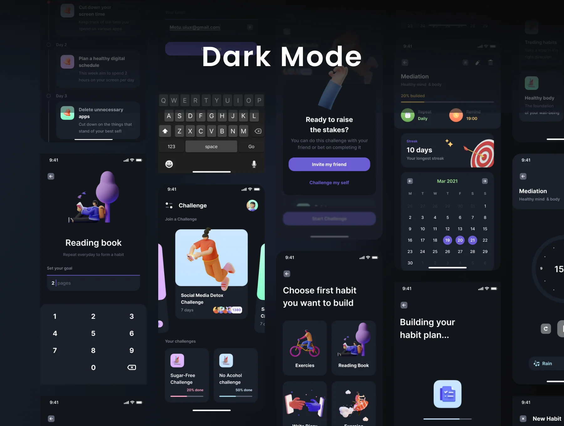 HaDeet - Habit Tracker UI Kit 5