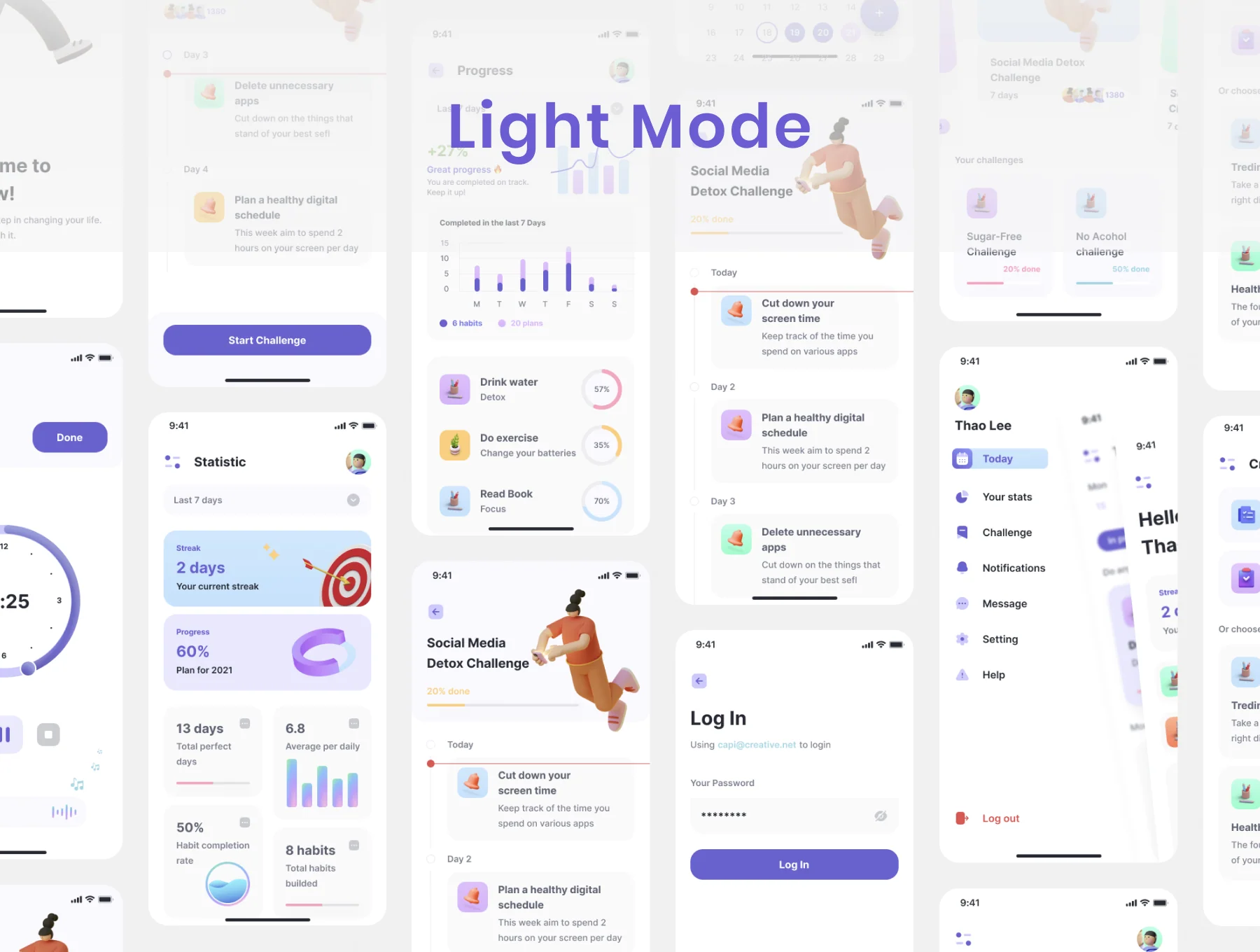 HaDeet - Habit Tracker UI Kit 6