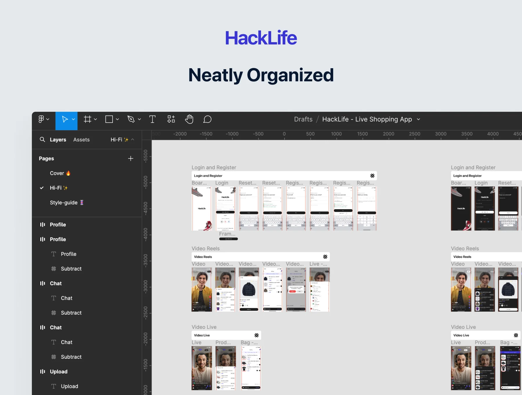 HackLife - Live Shopping App 4