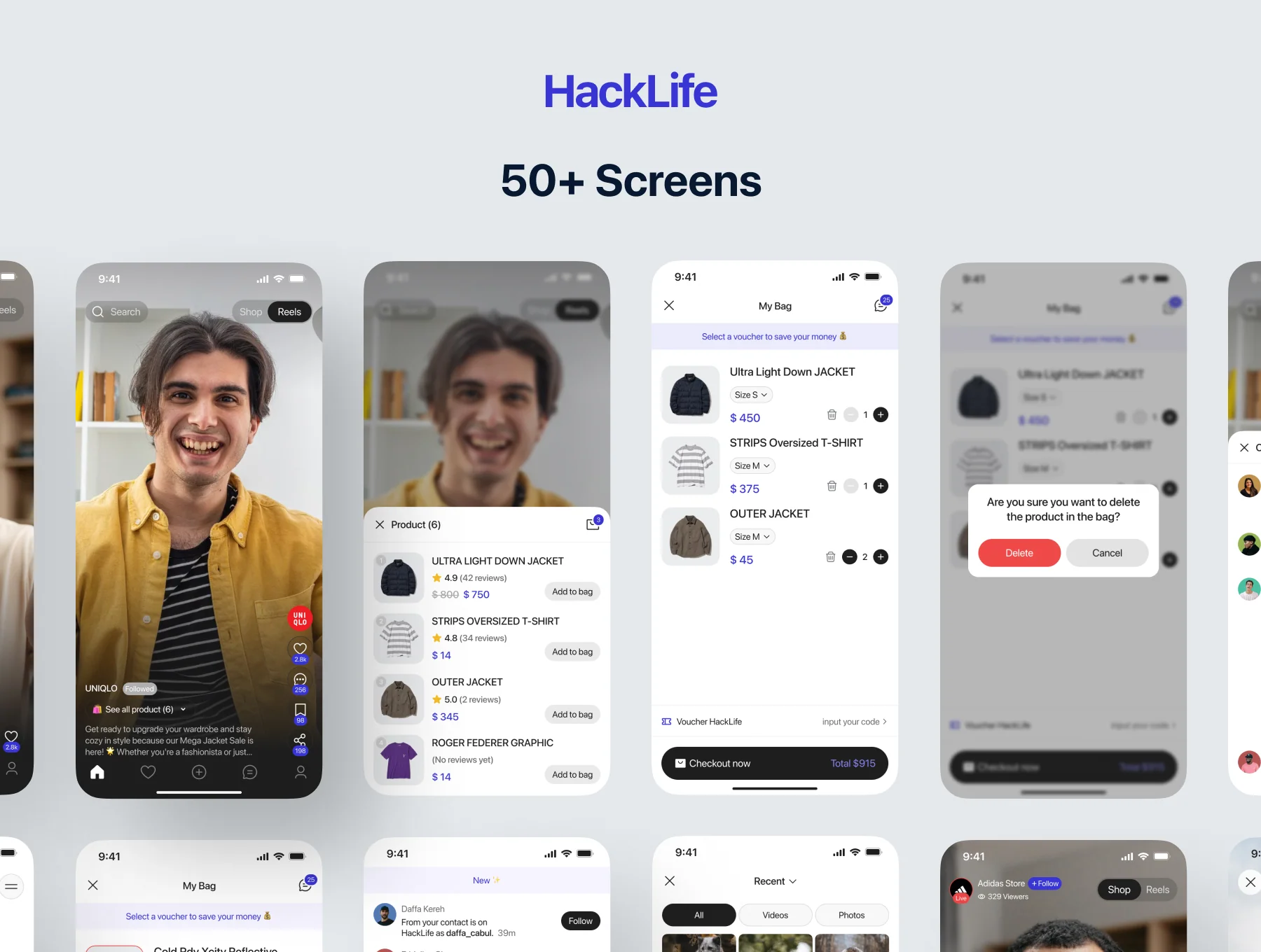 HackLife - Live Shopping App 6