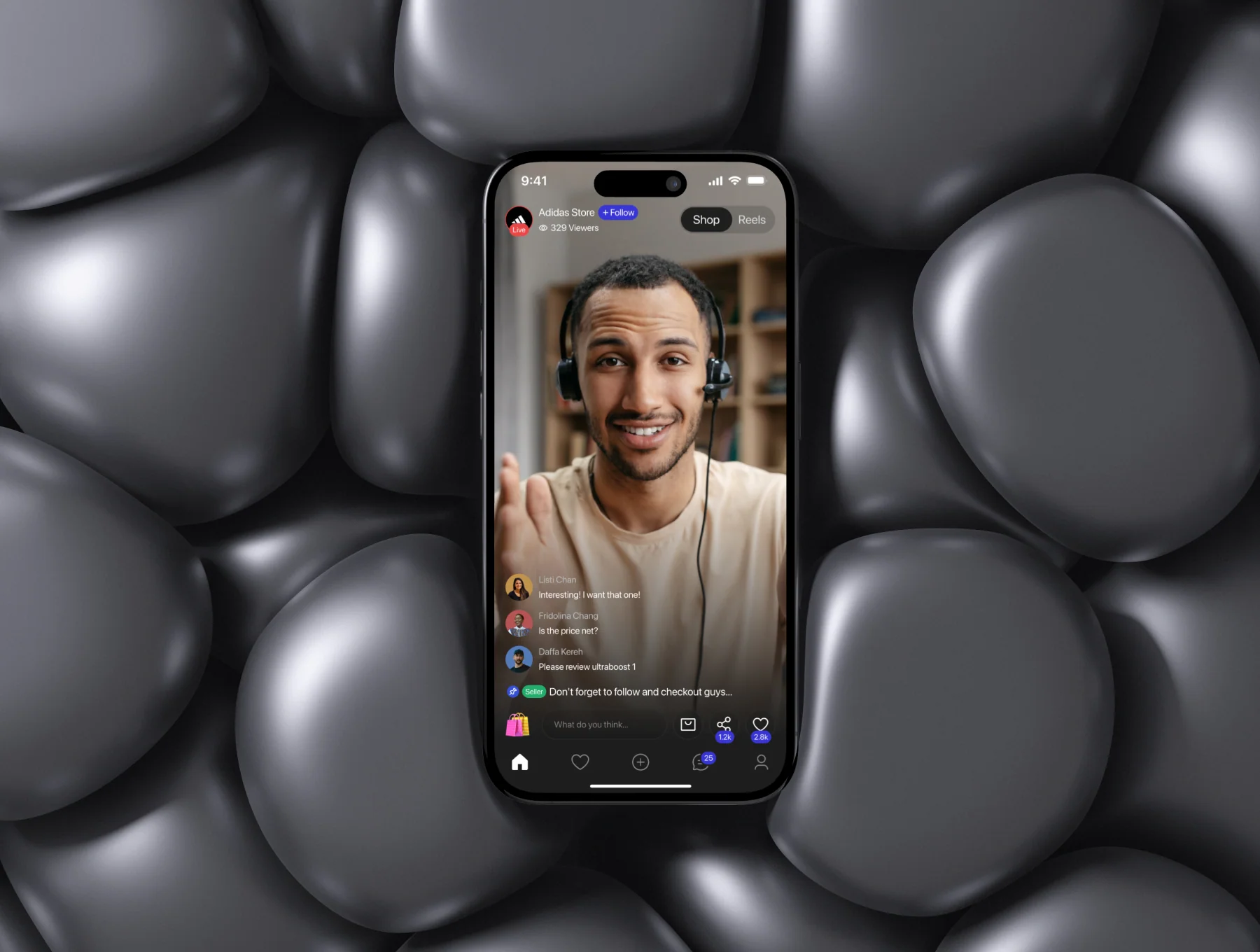 HackLife - Live Shopping App 7