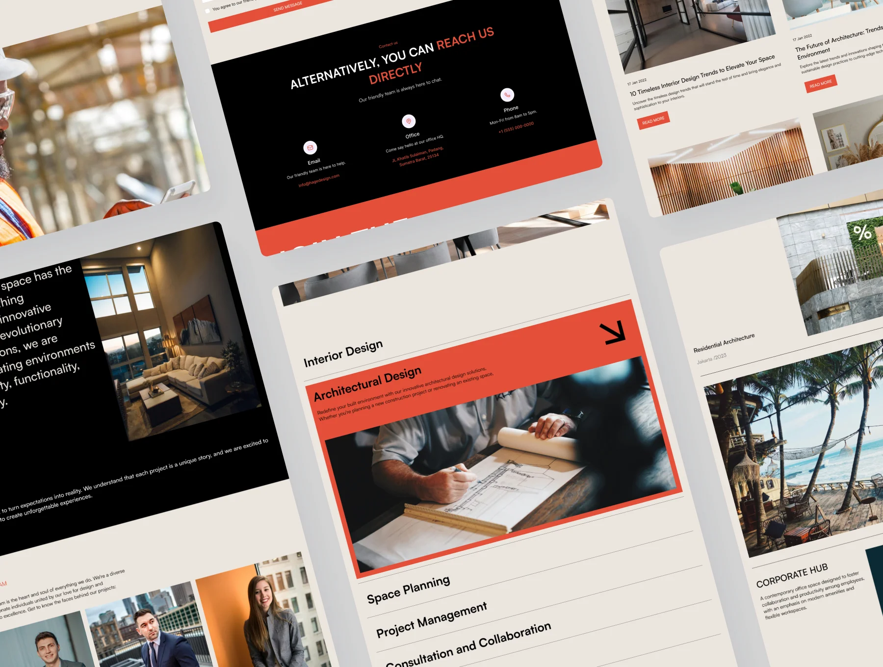 HAGE-Architecture & Interior Design Framer Template 2