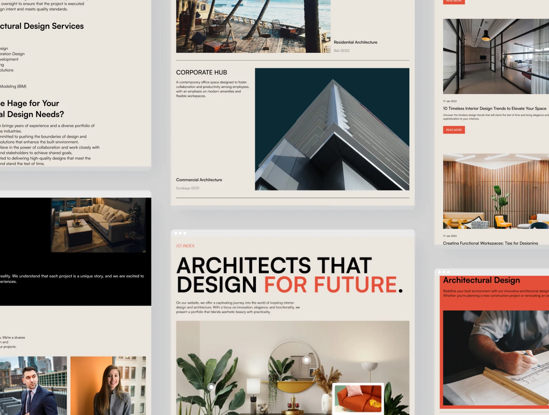 HAGE-Architecture & Interior Design Framer Template 3
