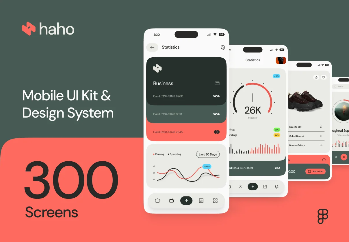 HaHo — Mobile UI Kit & Multibrand Design System
