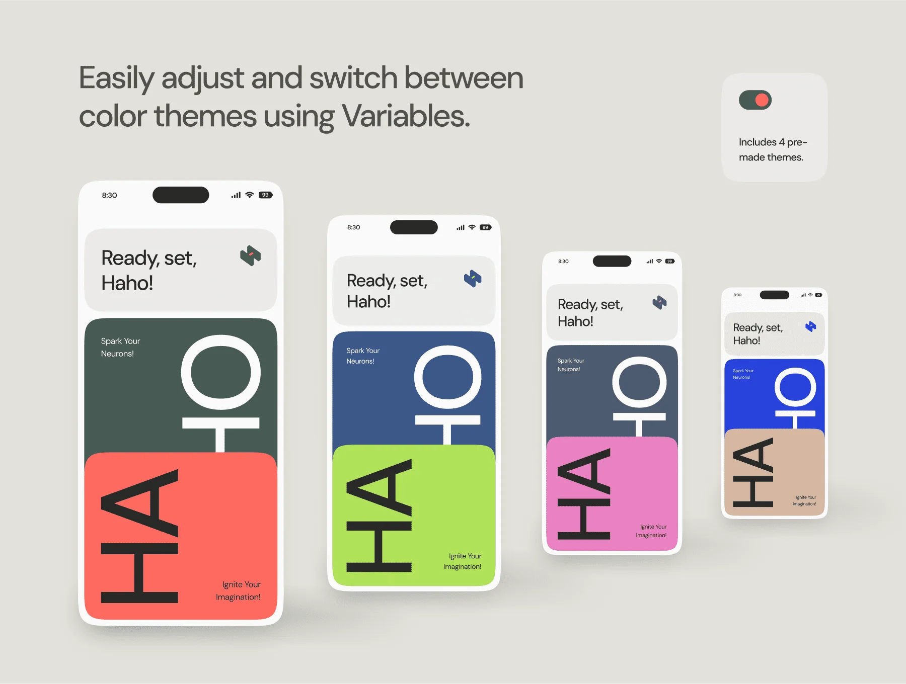HaHo — Mobile UI Kit & Multibrand Design System 3