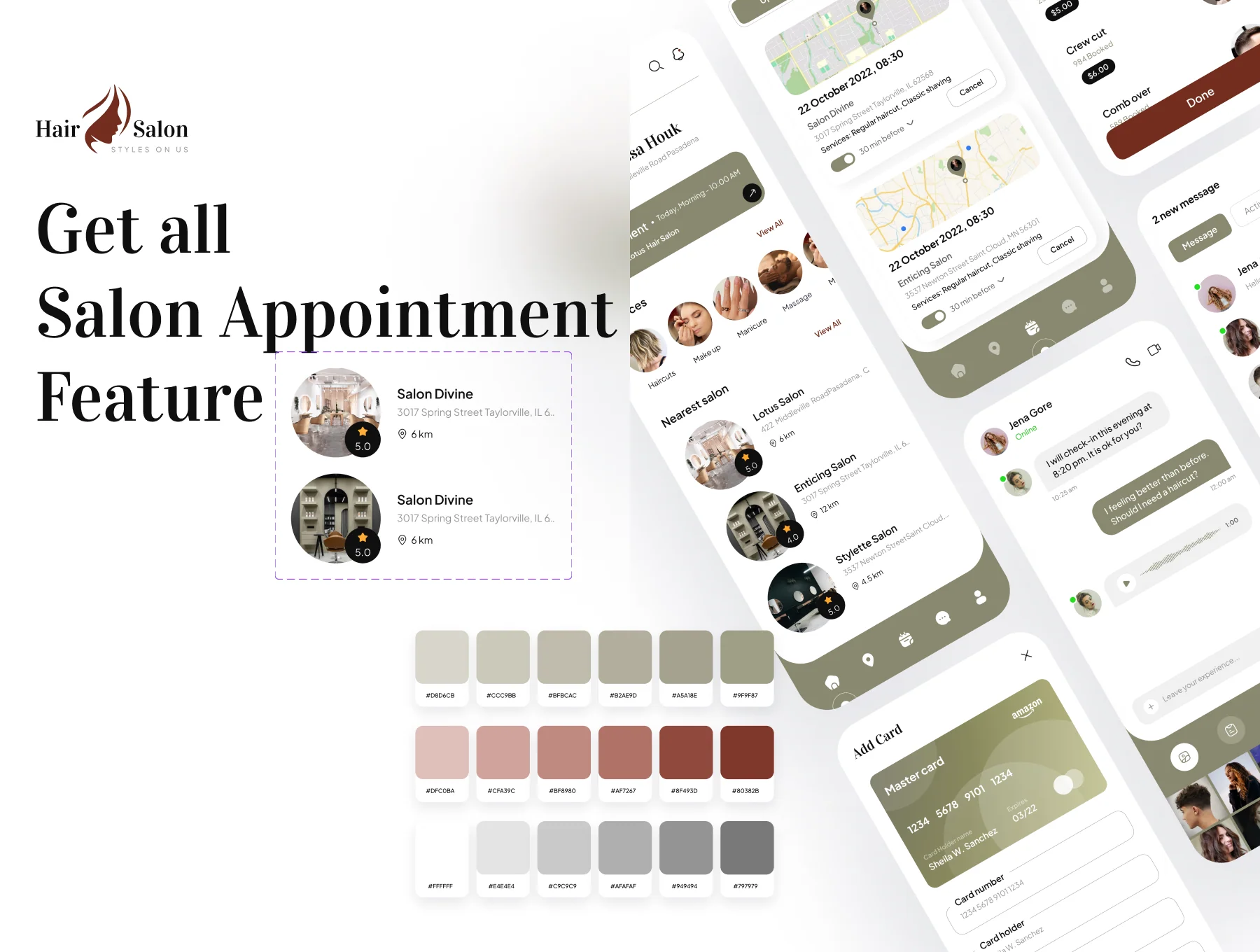 Hair Salon: Barber Appointment App UIKIT 2