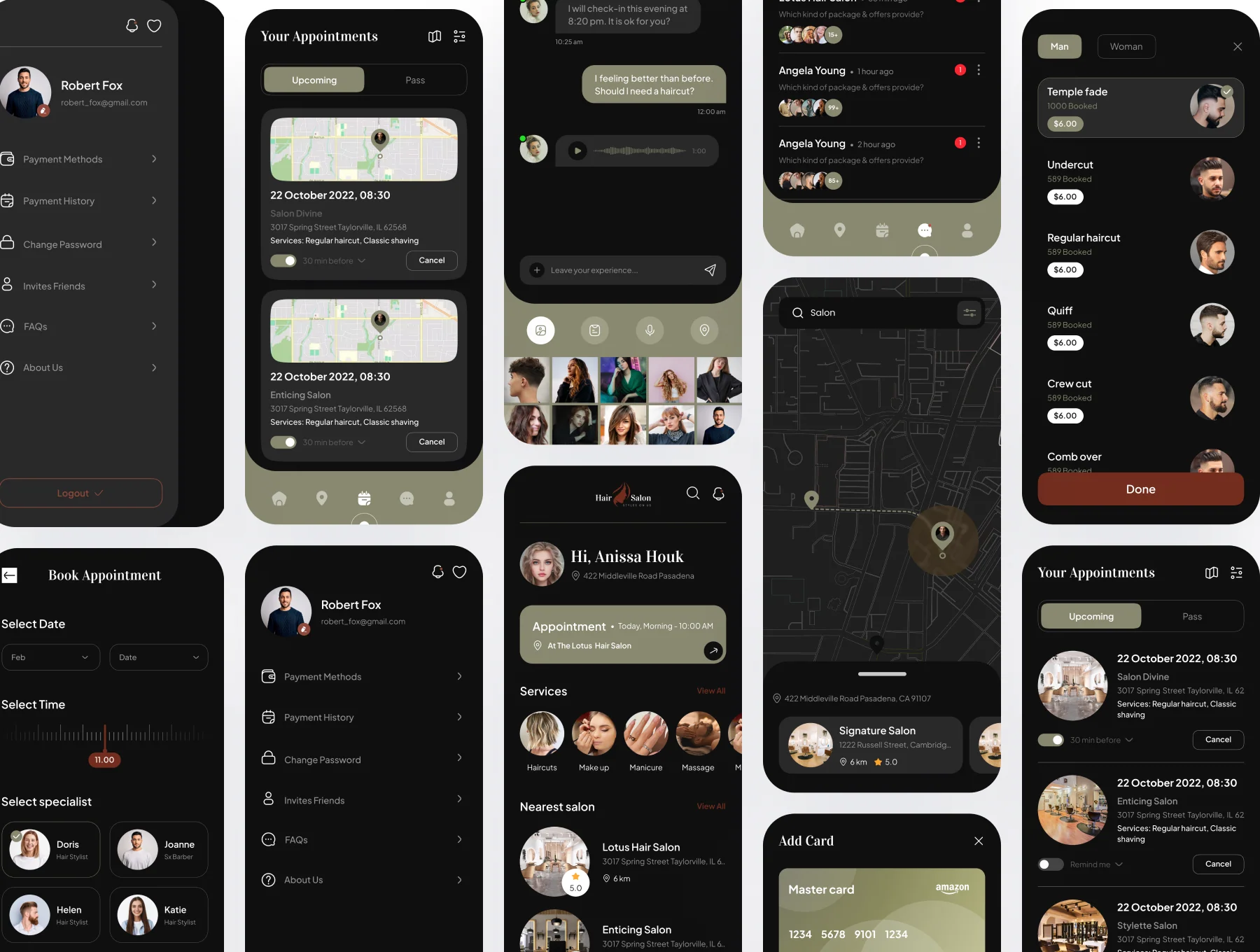 Hair Salon: Barber Appointment App UIKIT 5