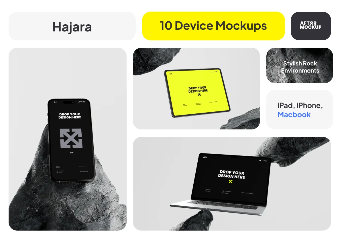 Hajara Device Mockups