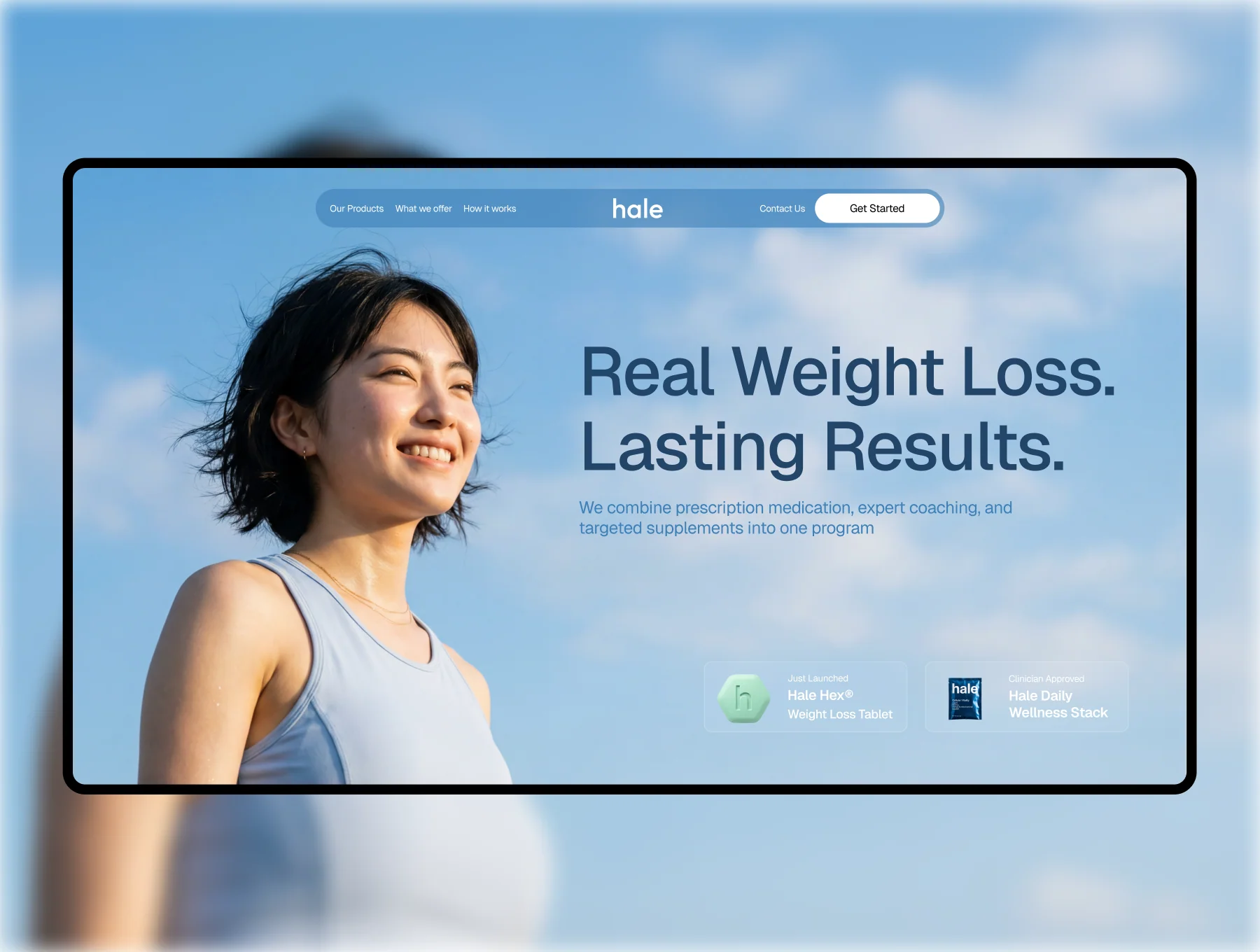 Hale — Weight Loss & Health Wellness Website UI Kit 5