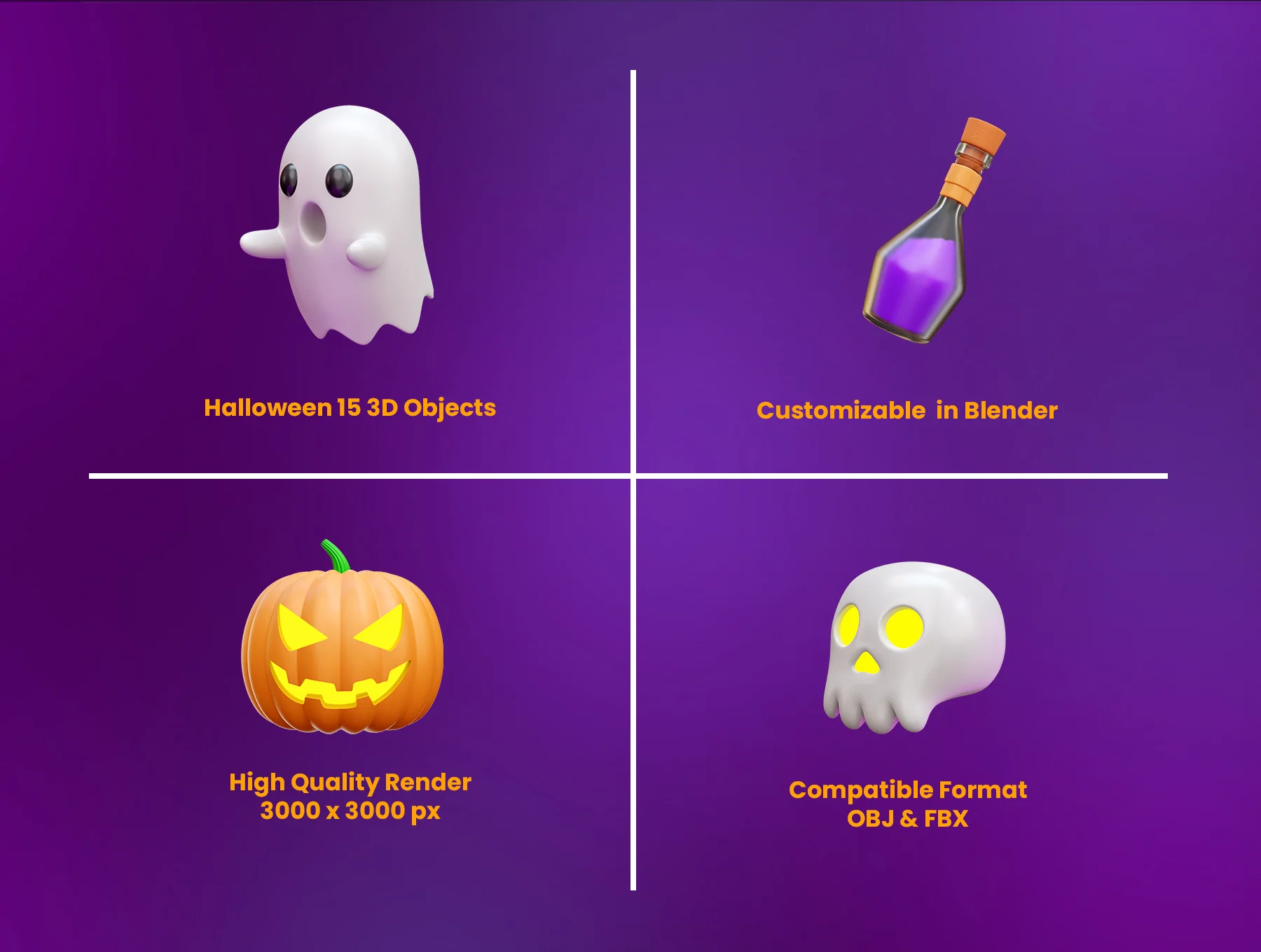 Halloween 3D Icon Illustrations 2
