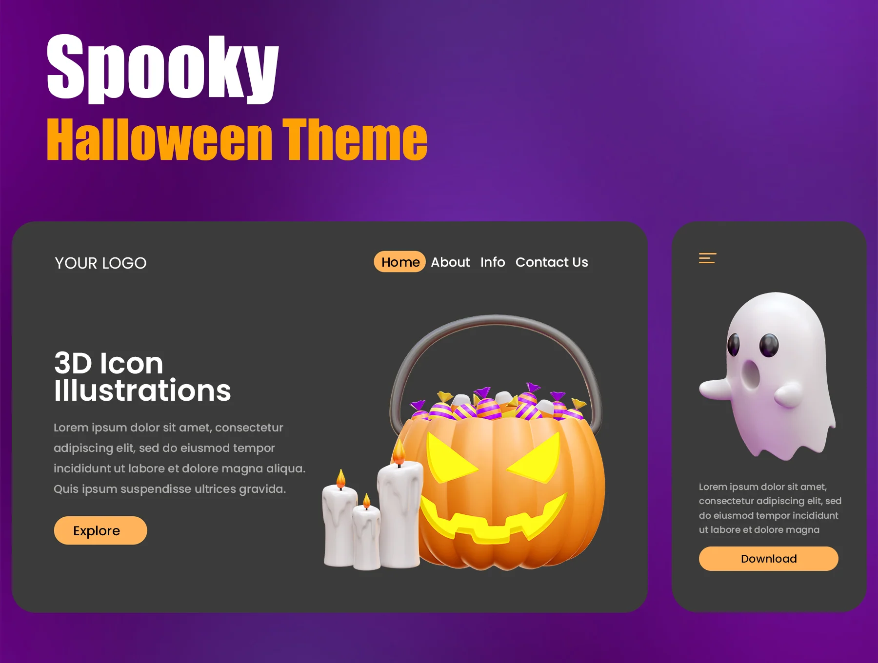 Halloween 3D Icon Illustrations 4