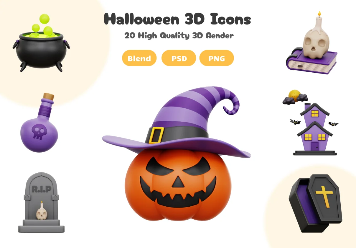 Halloween 3D Icon