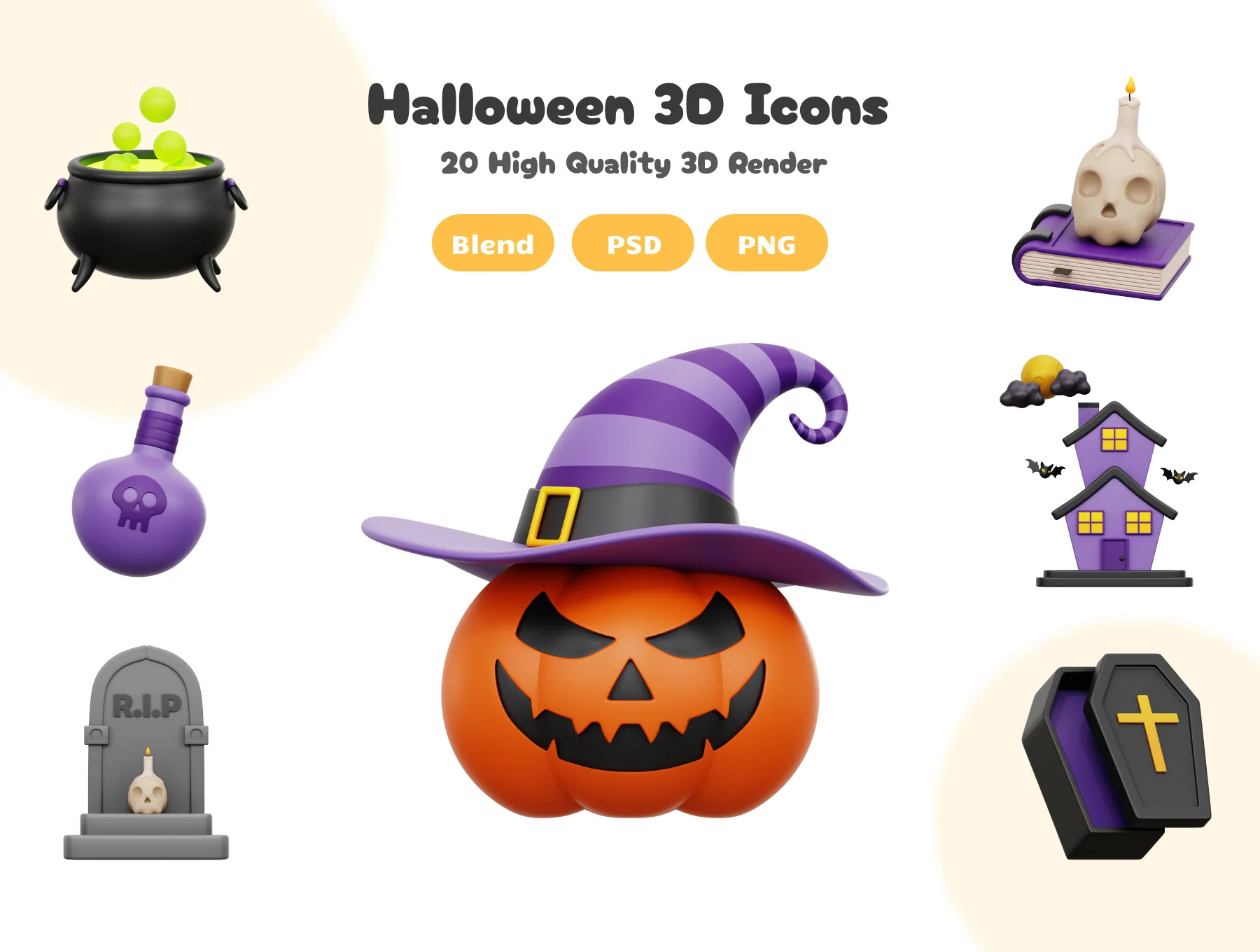 Halloween 3D Icon 2