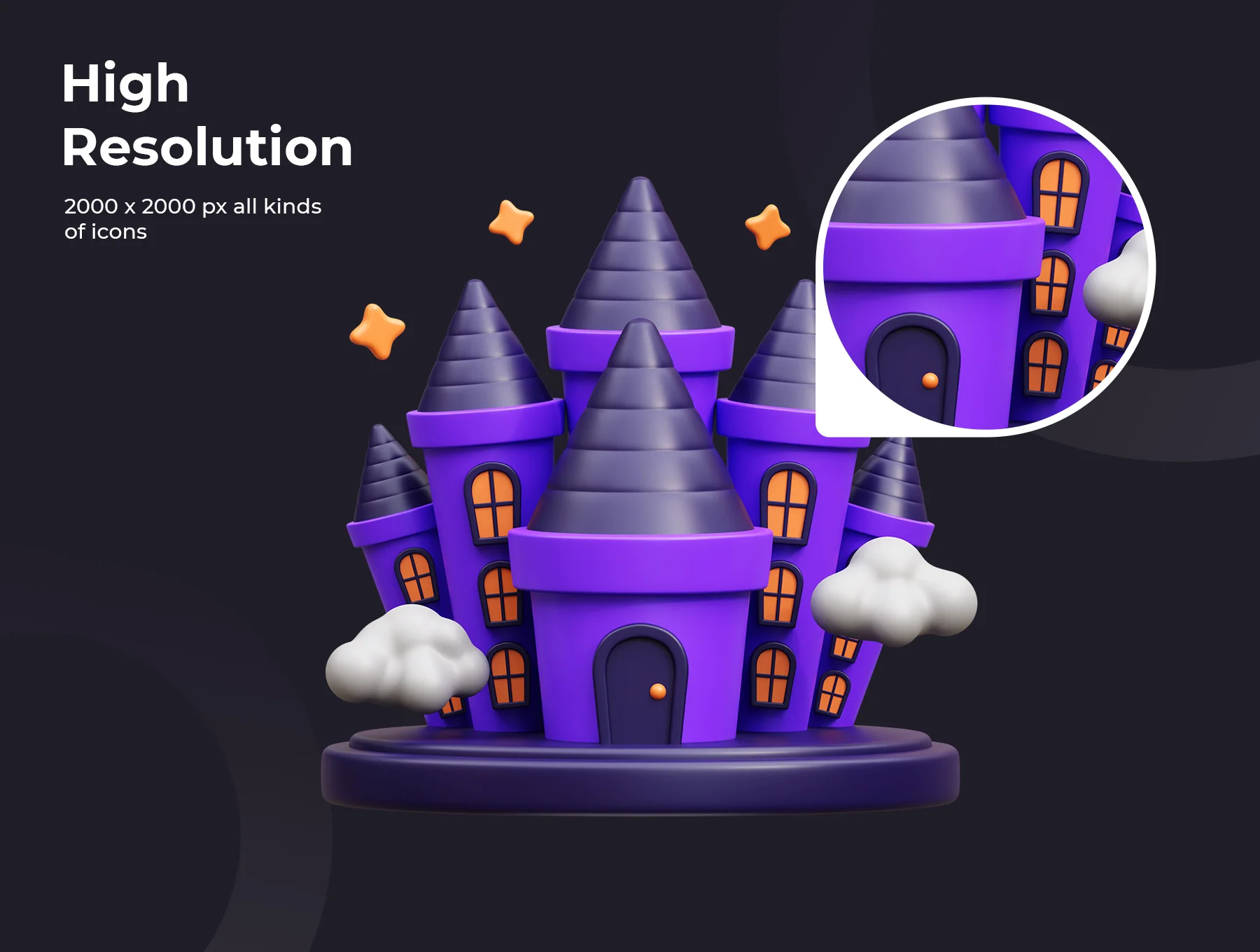 Halloween 3D Icons Pack 3