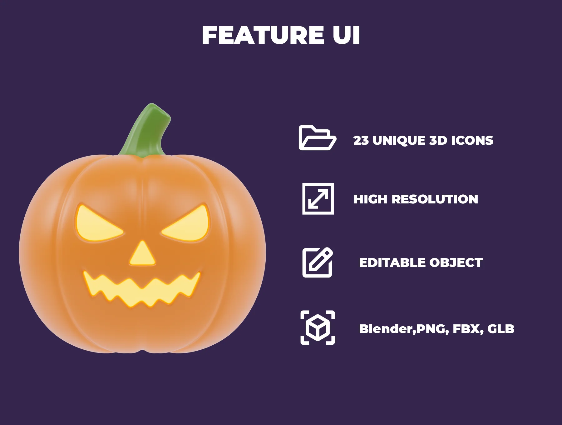 Halloween 3D Illustration Pack 2