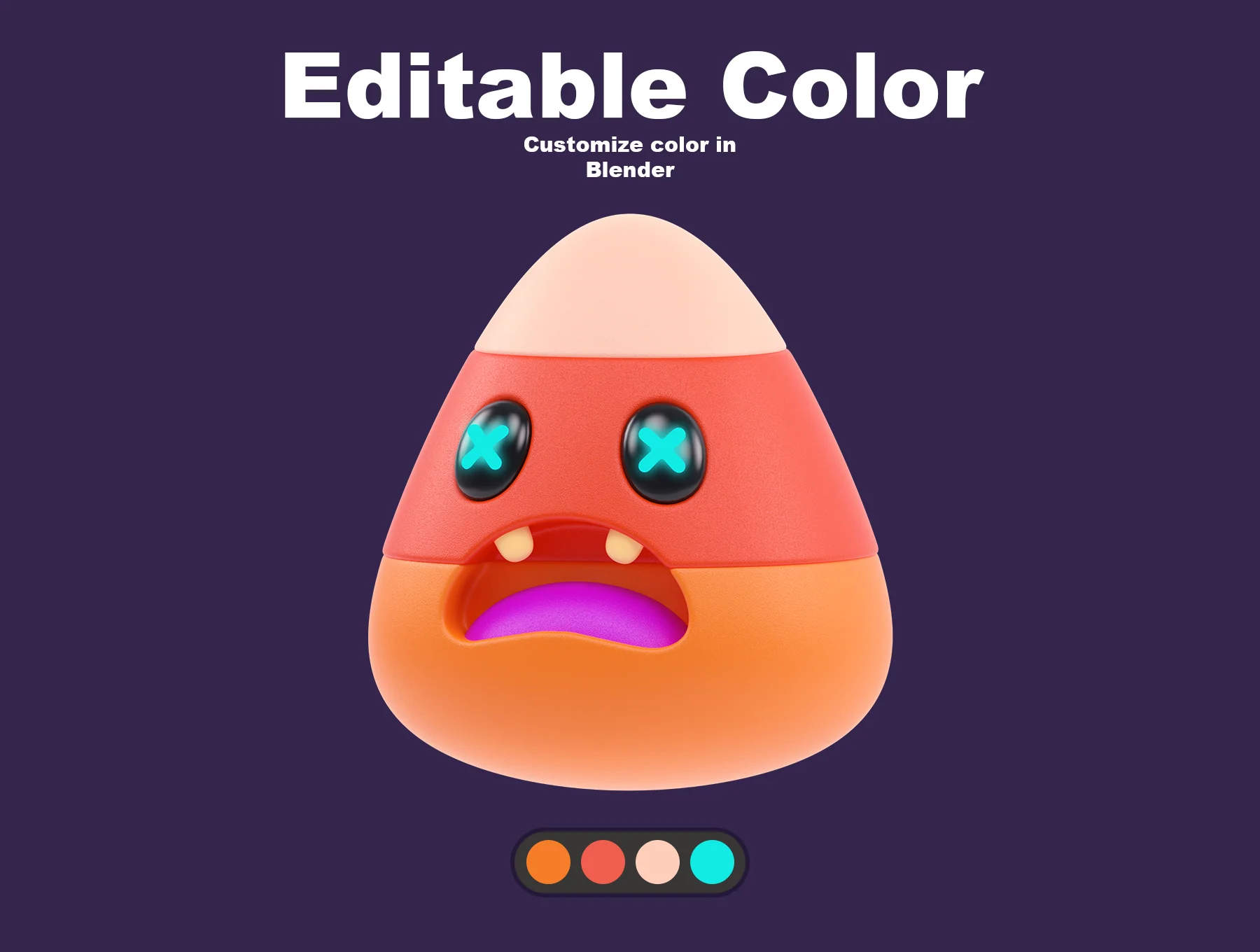 Halloween 3D Illustration Pack 4