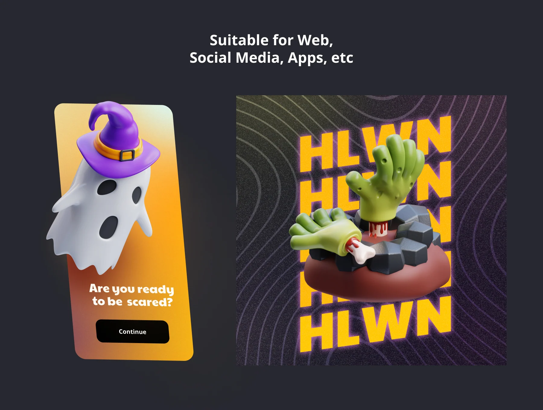 Halloween 3D Illustration 4