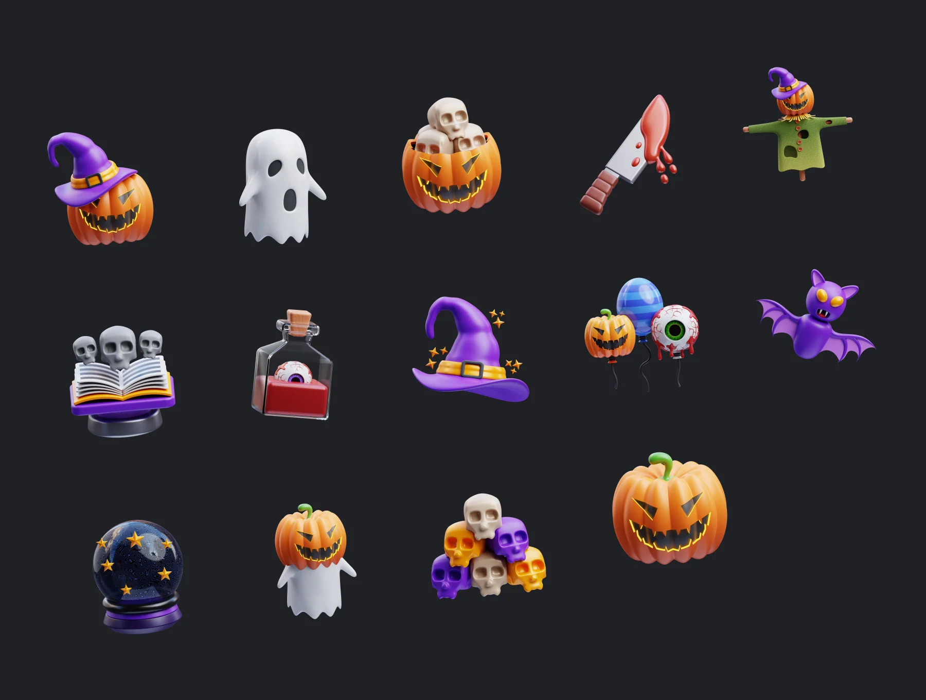Halloween 3D Illustration 5