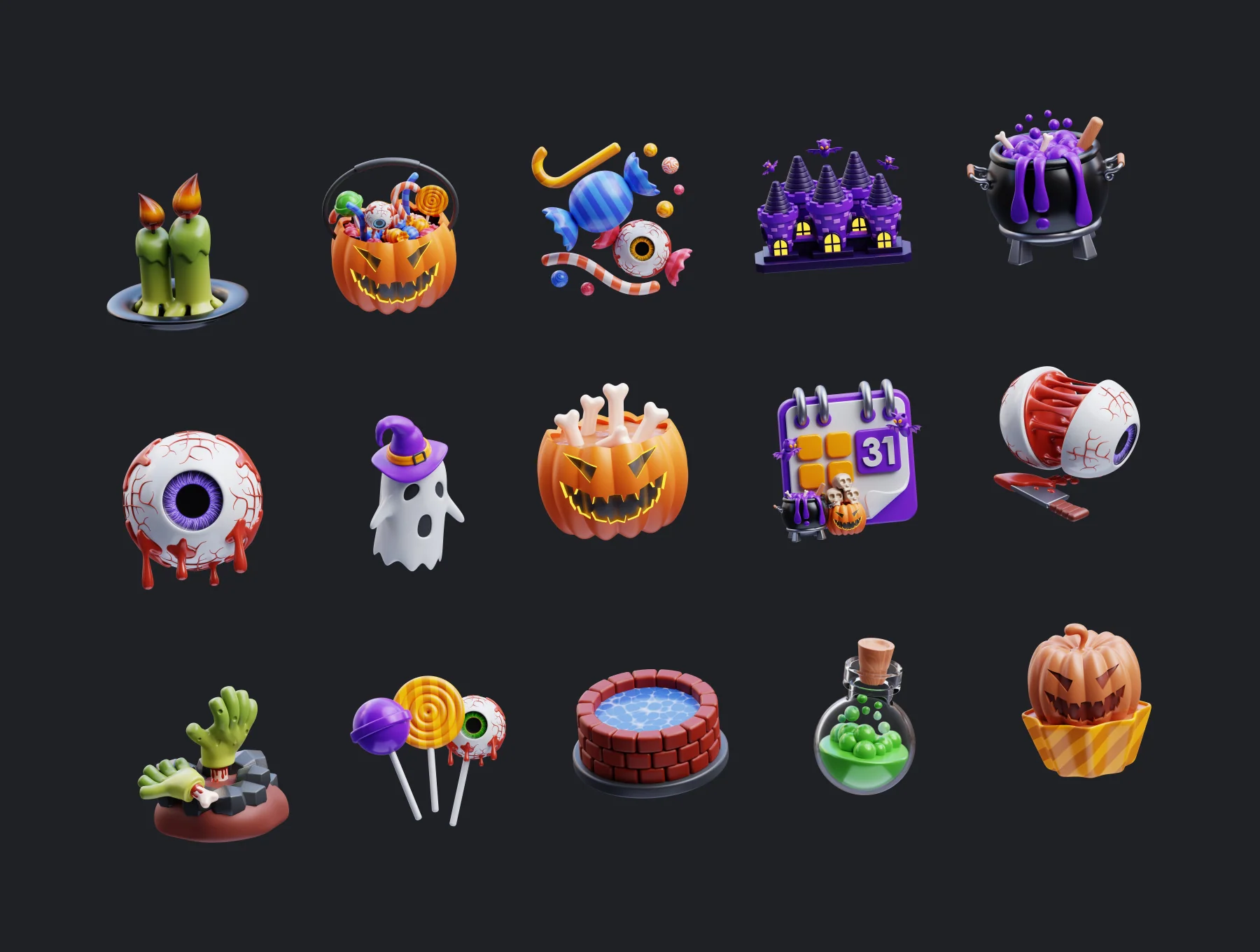 Halloween 3D Illustration 6