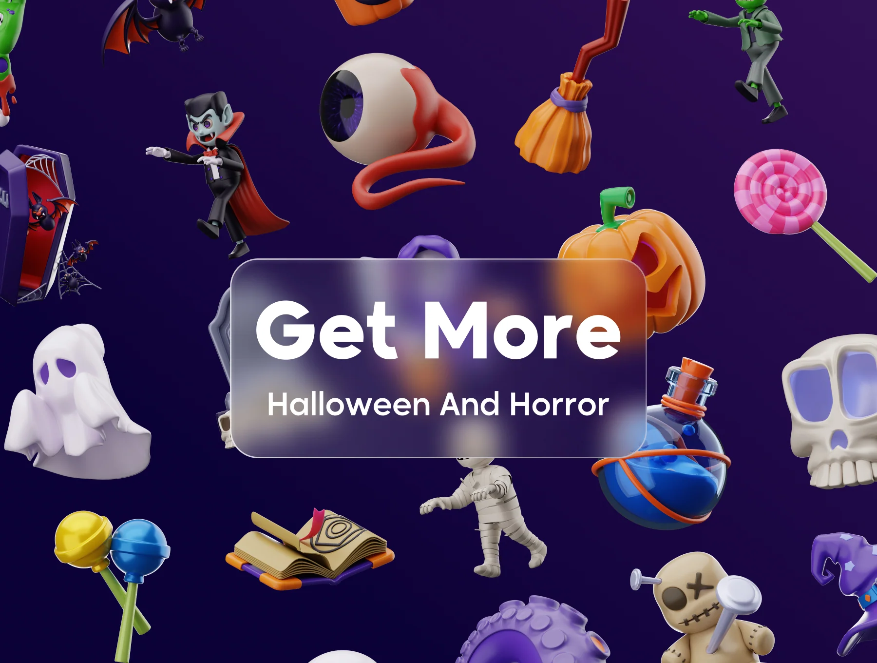 Halloween and Horror 3D Icon Pack 5