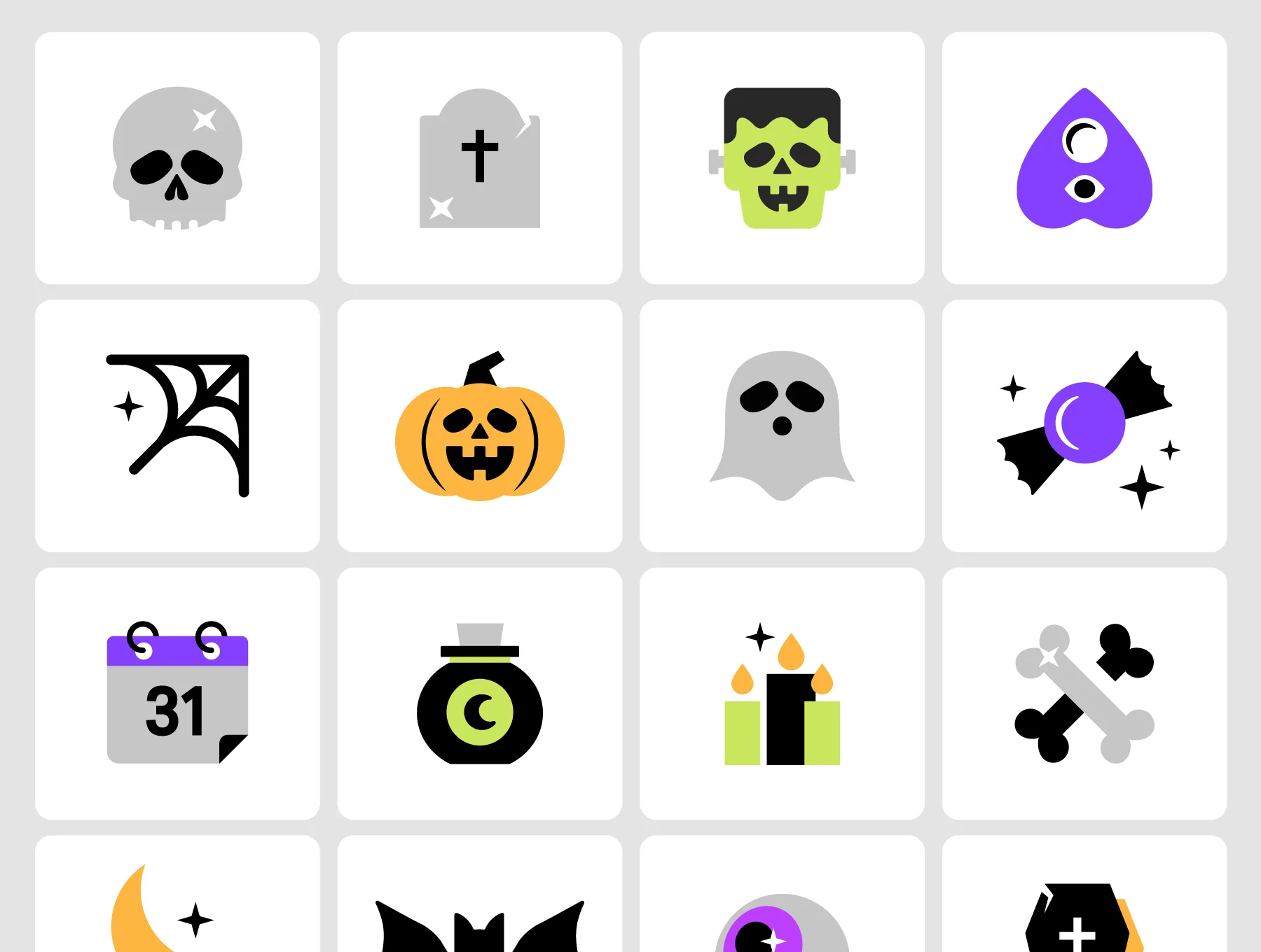 Halloween Color Icon Pack 5