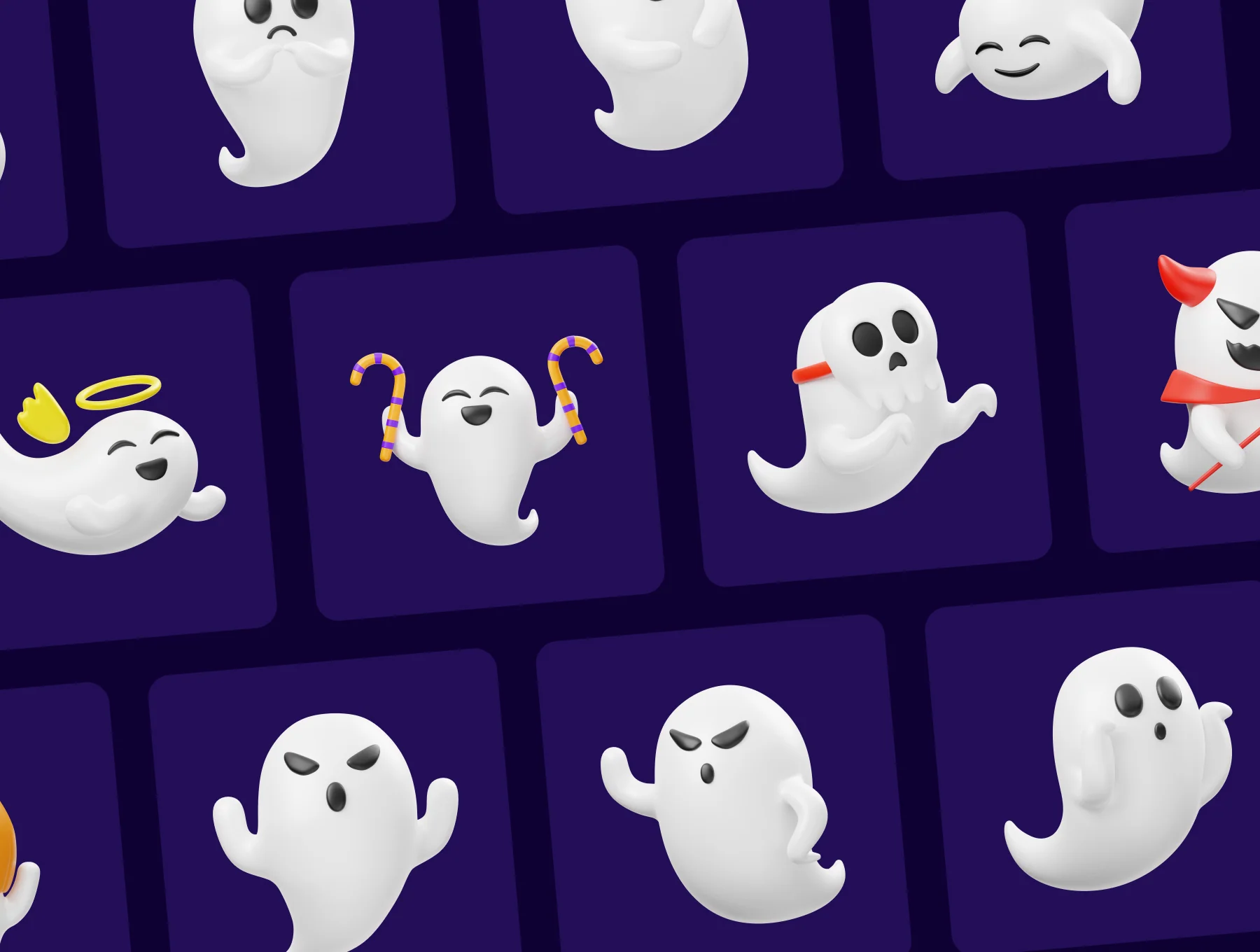 Halloween Ghost 3D Icon 6