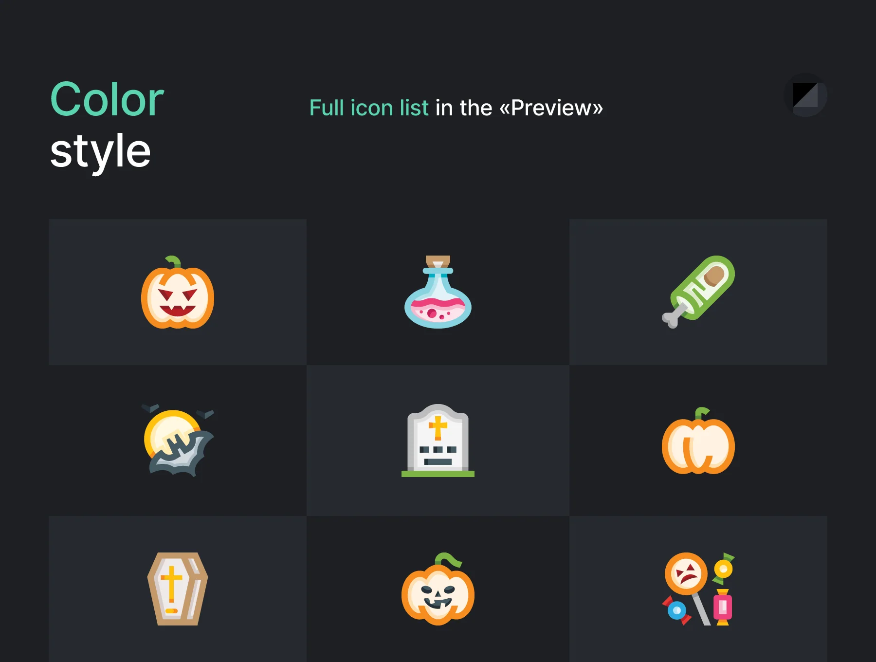 Halloween icons 6