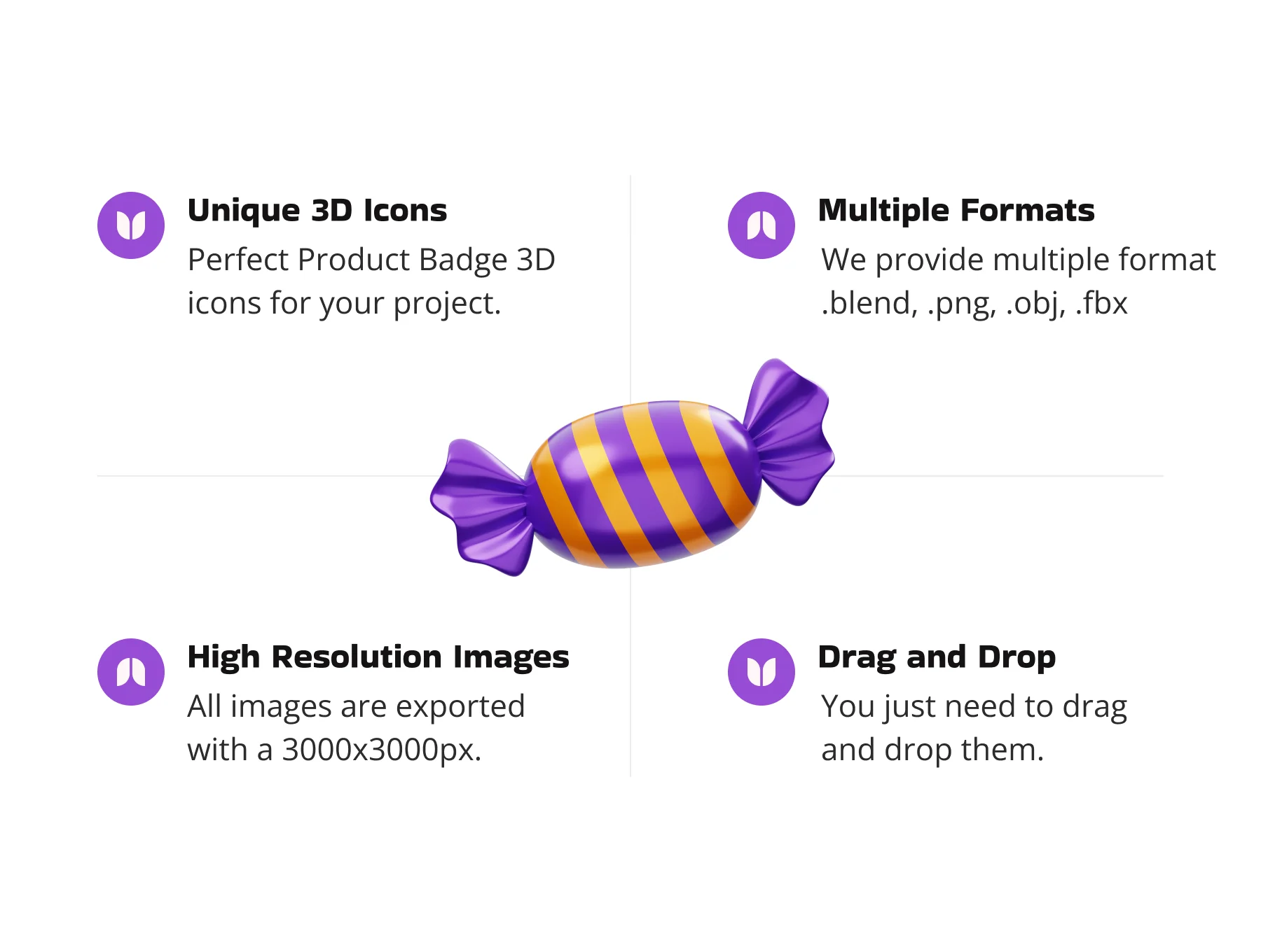Halloween Sweet Candy Food 3D Icon 2