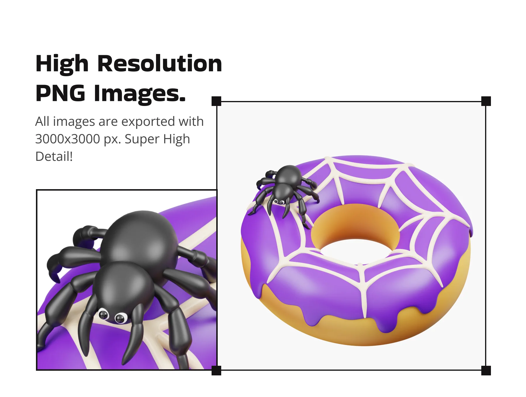 Halloween Sweet Candy Food 3D Icon 3