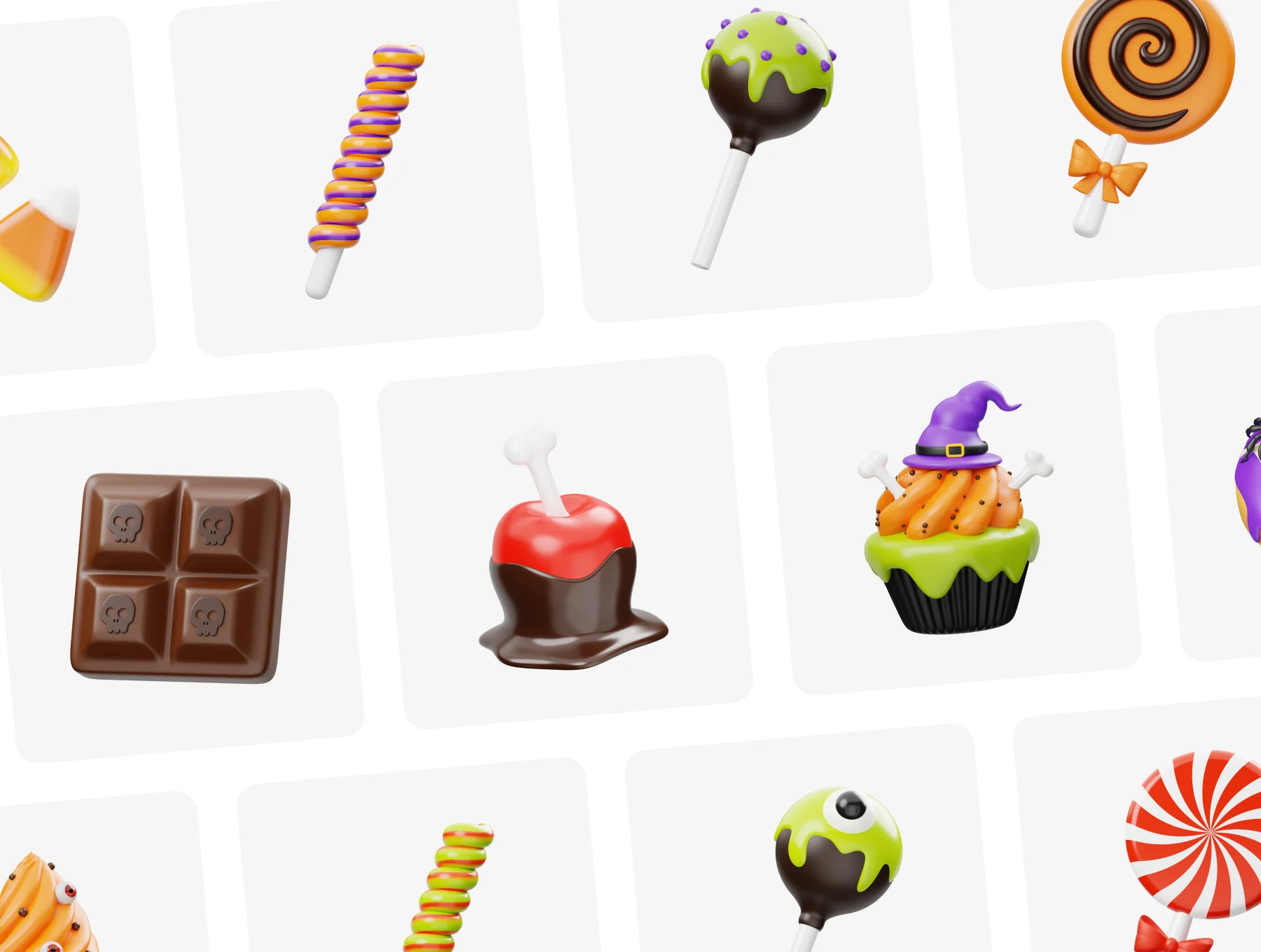 Halloween Sweet Candy Food 3D Icon 5