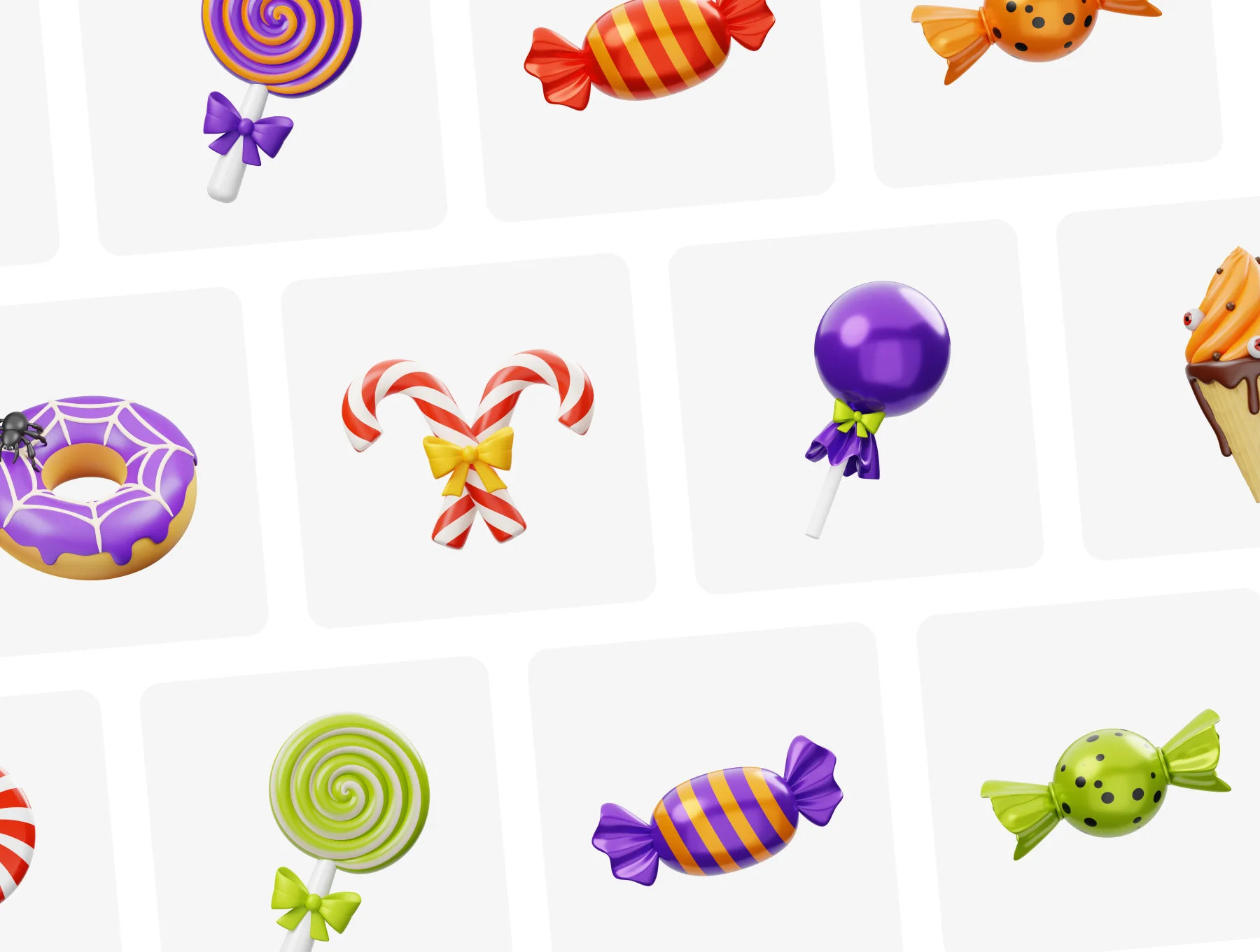 Halloween Sweet Candy Food 3D Icon 6