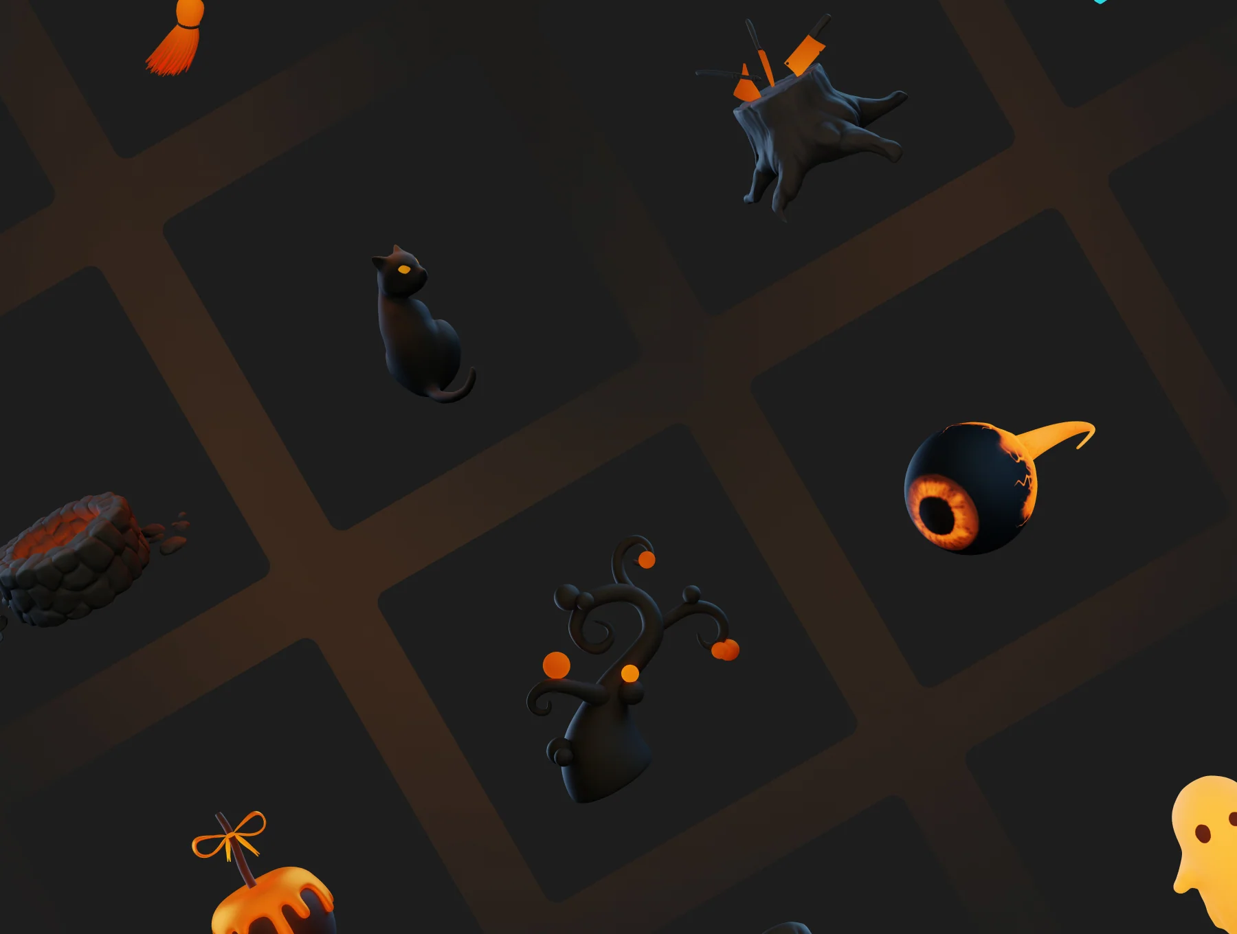 Hallows Eve - Halloween 3D Icon & Sticker Pack 7