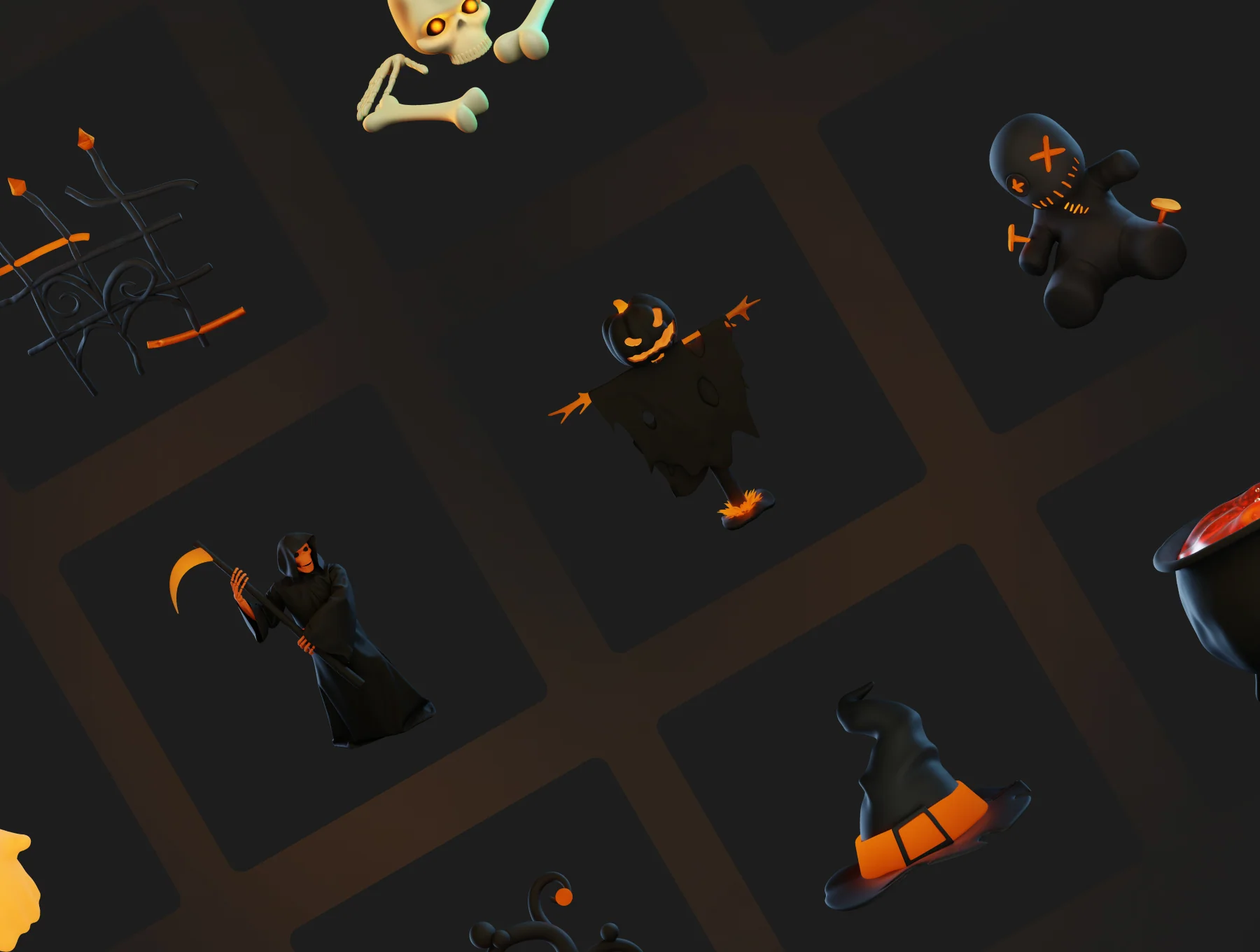 Hallows Eve - Halloween 3D Icon & Sticker Pack 8