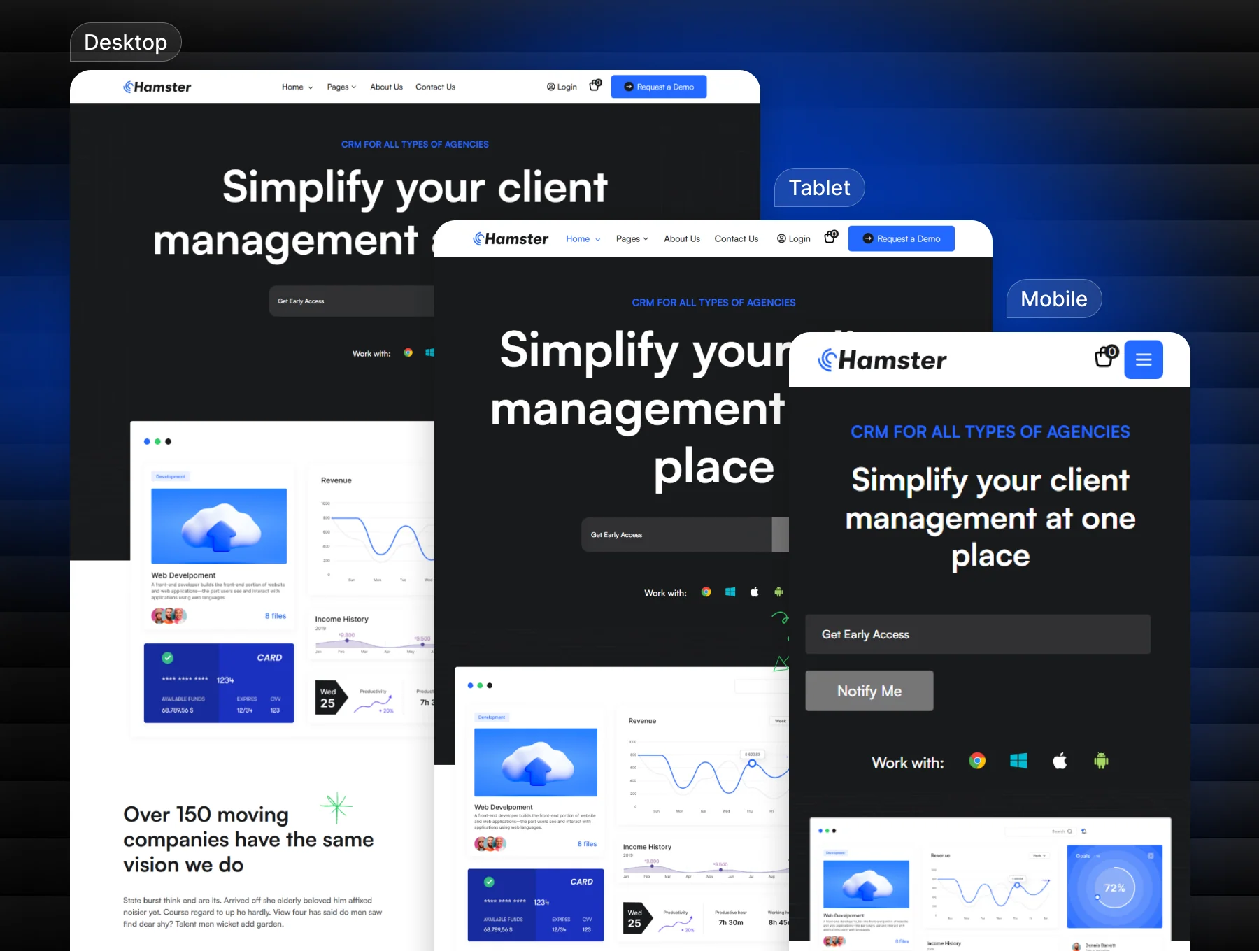 Hamster - Technology & Business Tailwind CSS 4 Template 2