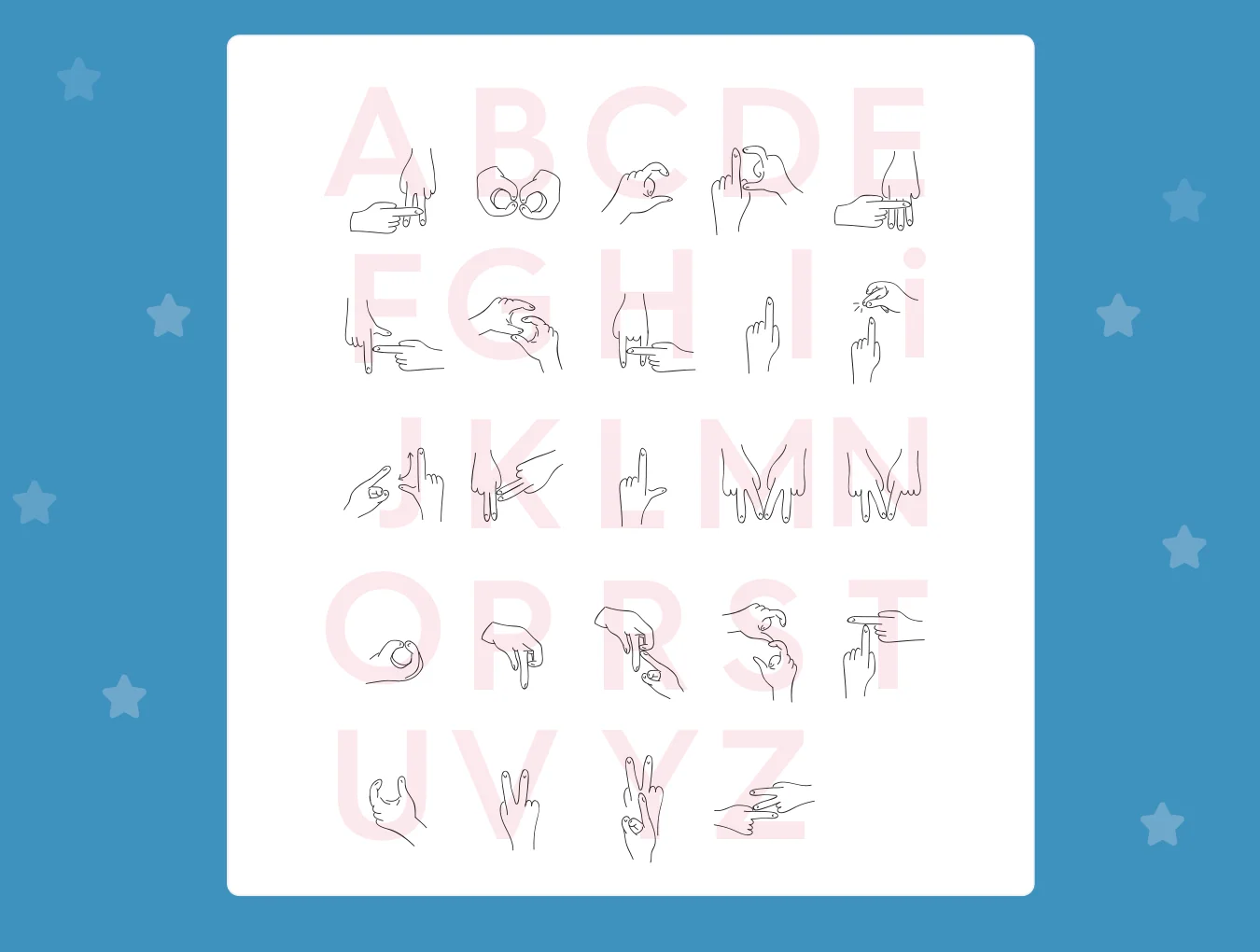 Hand Alphabet 2