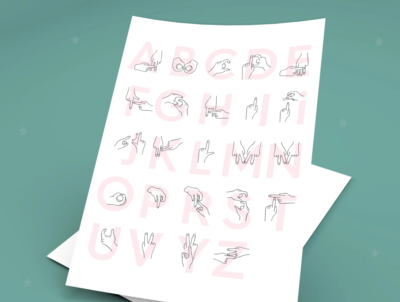 Hand Alphabet 4