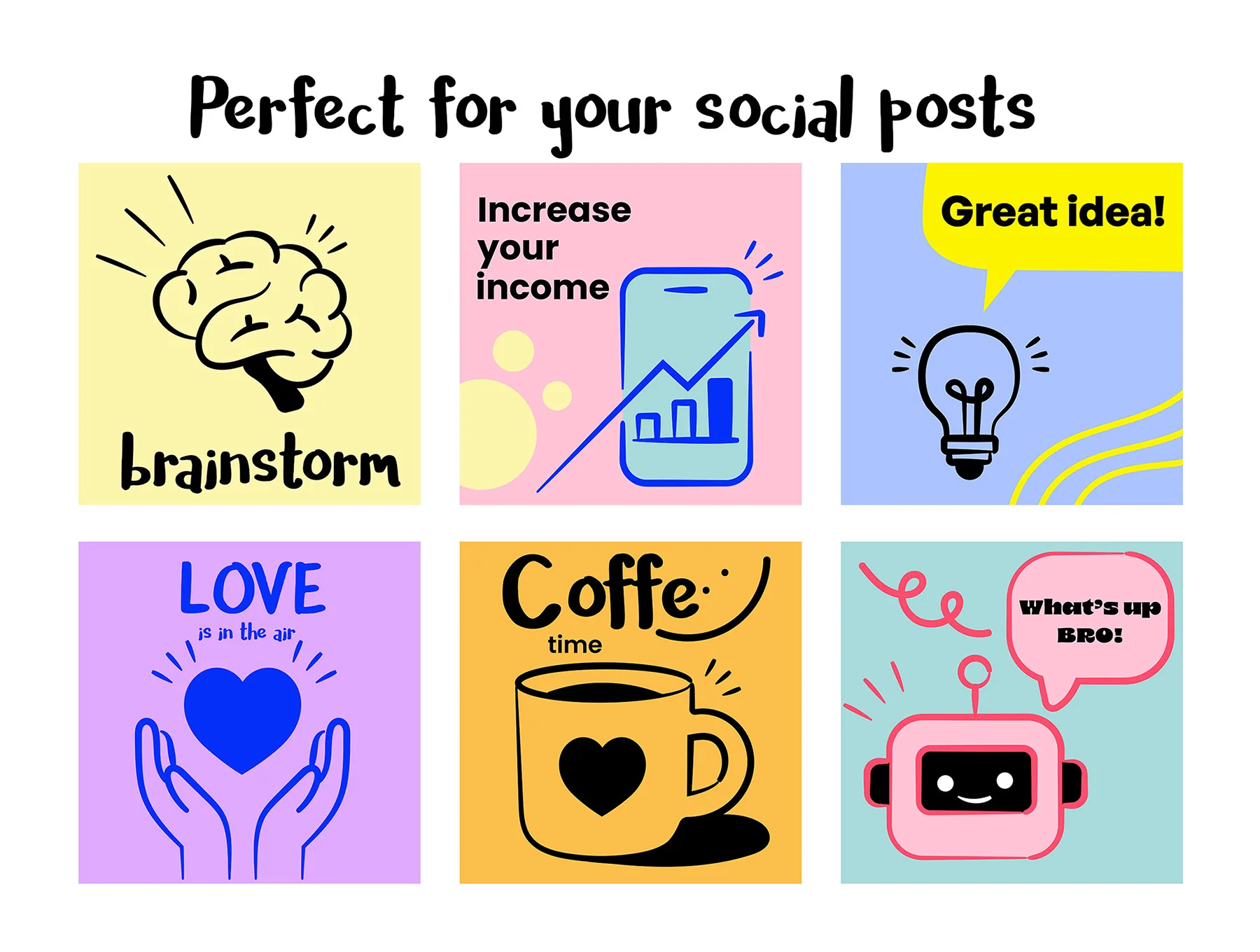 Hand-Drawn Doodle Icons Bundle 5