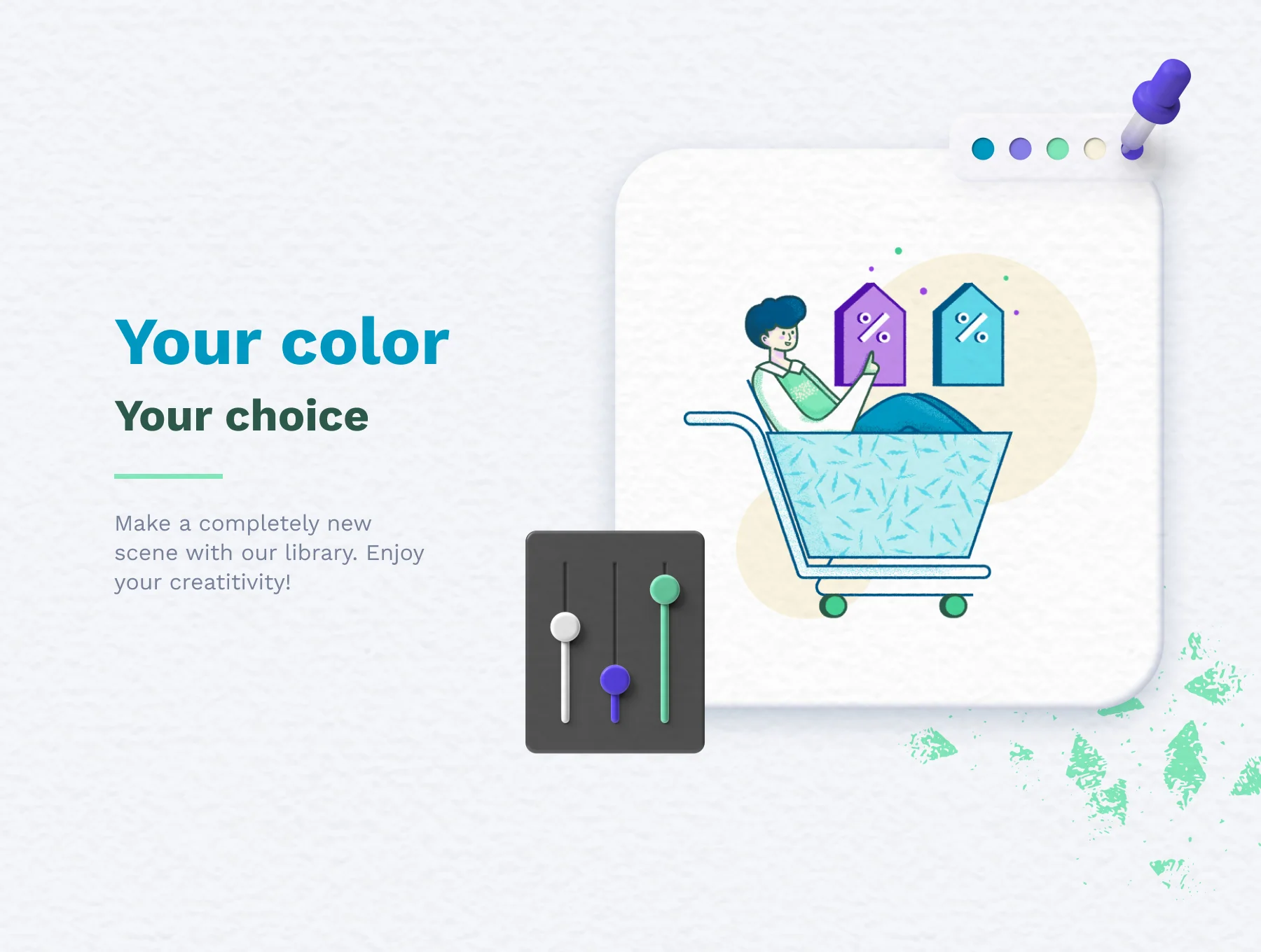 Hand-drawn Ecommerce Illustration Pack 4