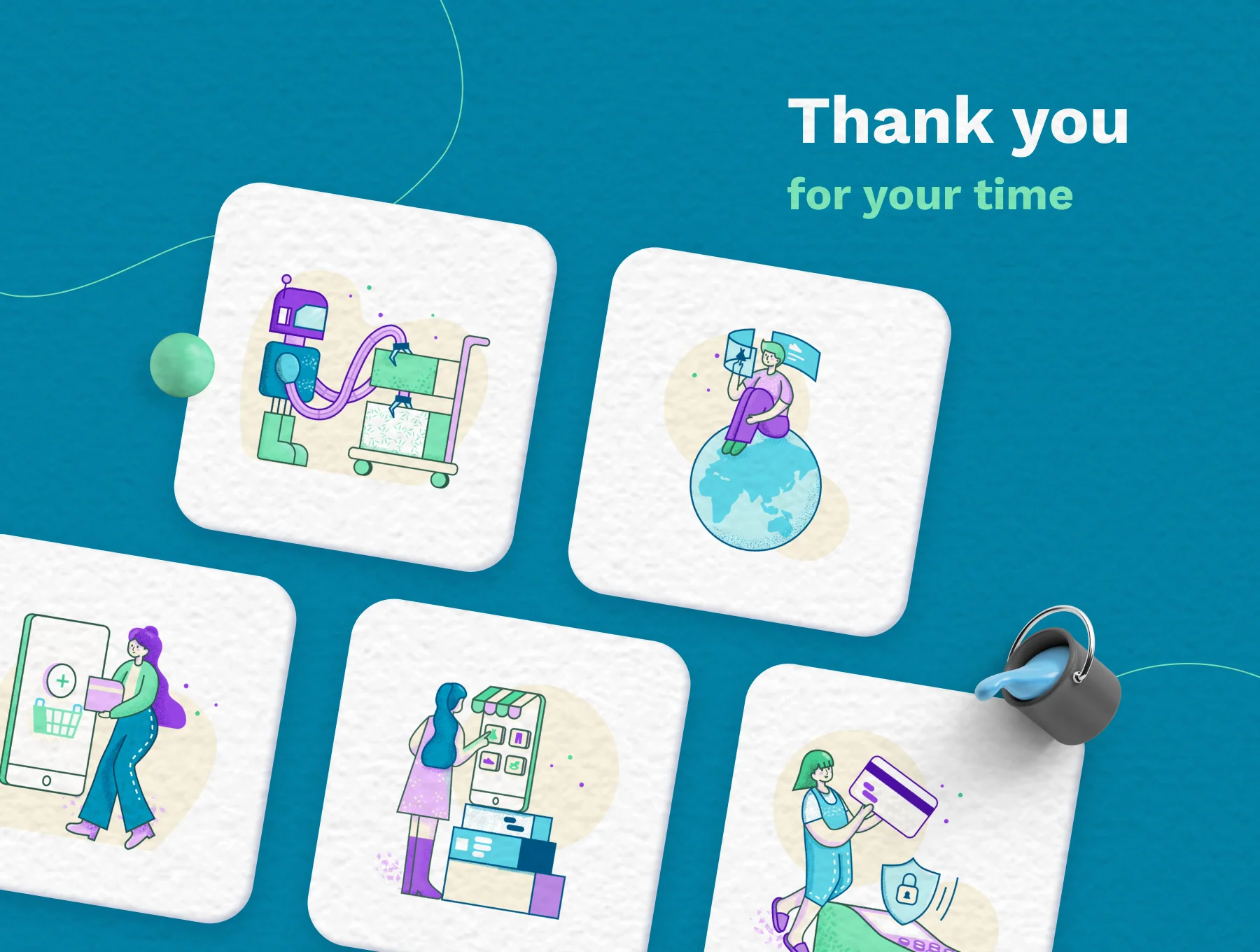 Hand-drawn Ecommerce Illustration Pack 6