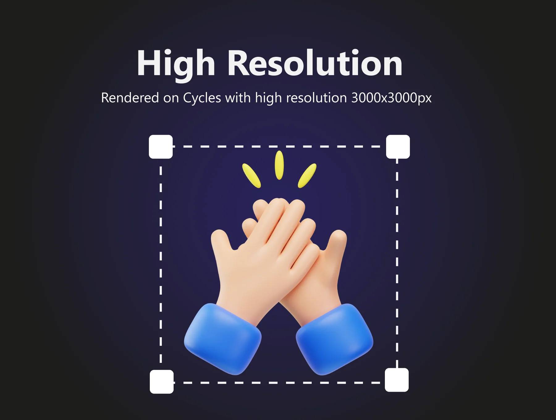 Hand Gesture 3D Icon Pack 2
