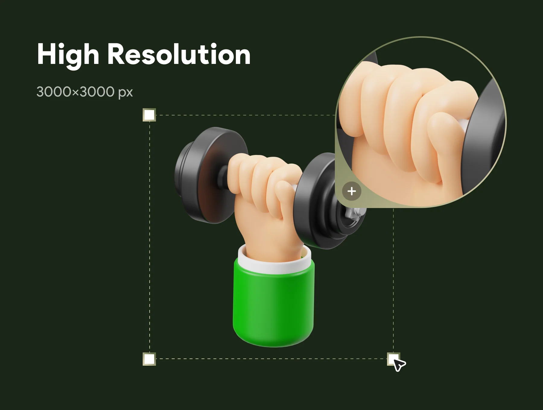 Hand Gesture 3D Icon 4