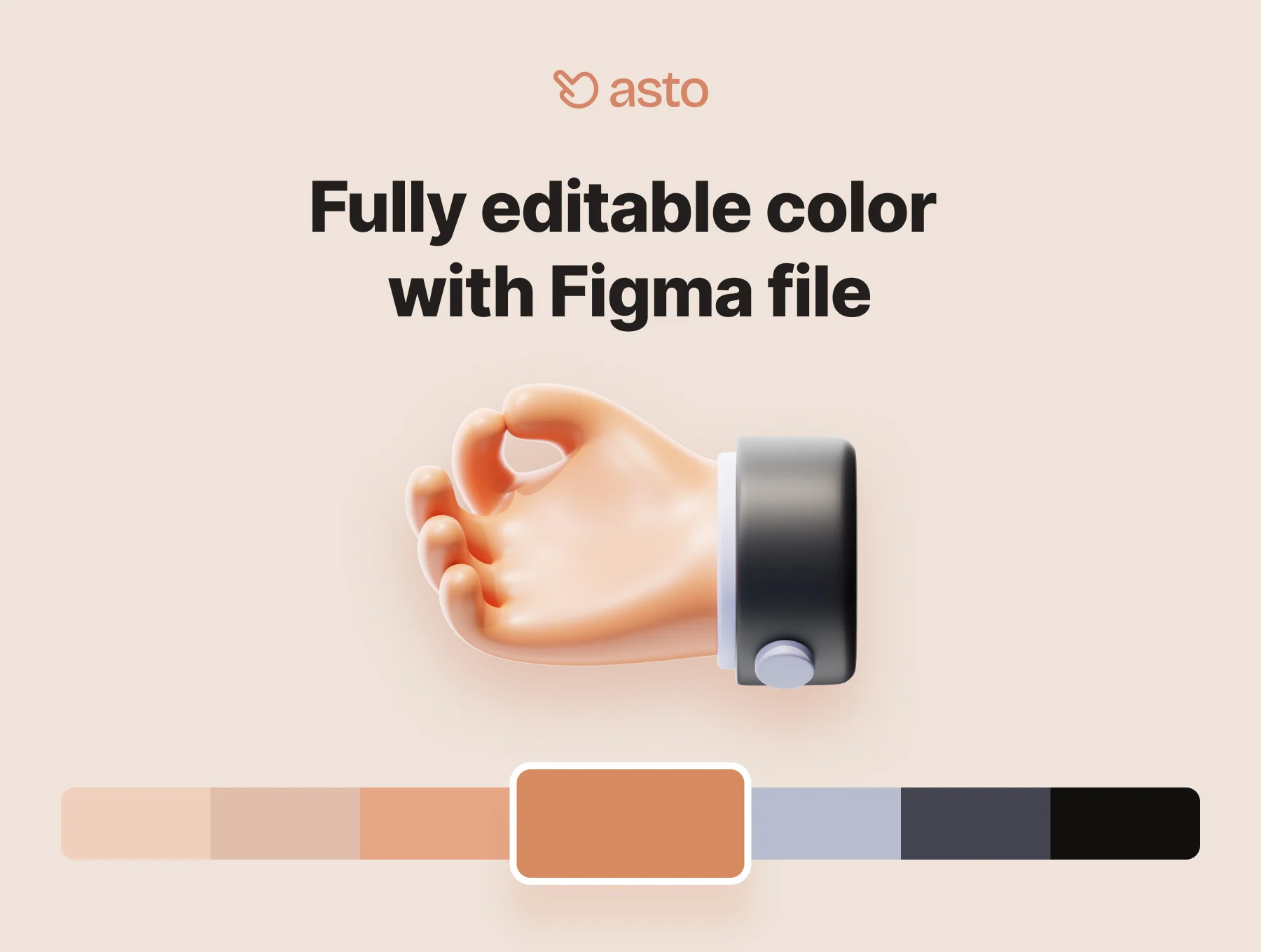 Asto - Hand Gestures 3D Icons 5
