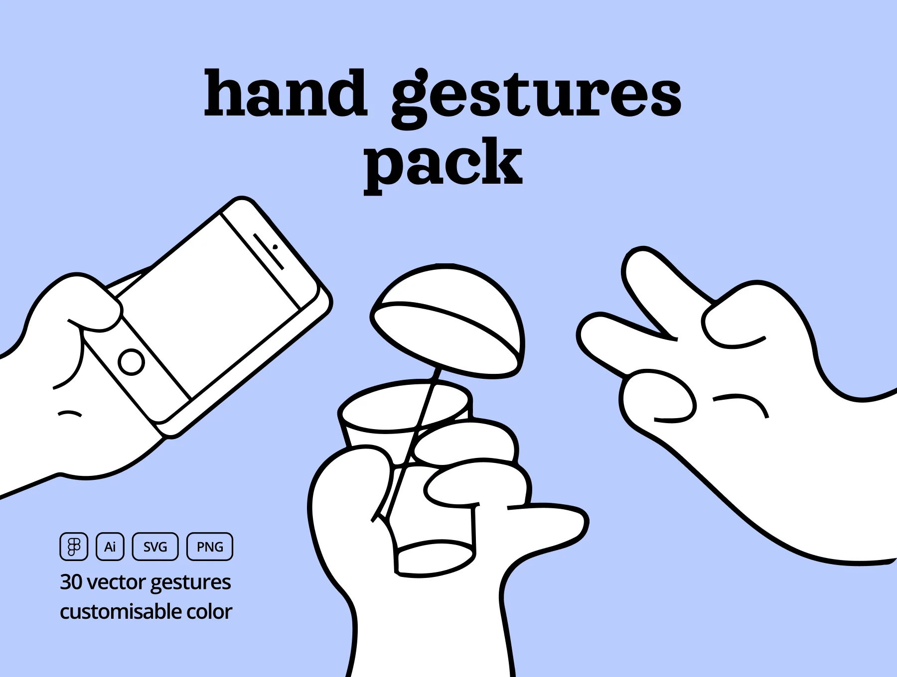Hand Gestures Pack So Cool